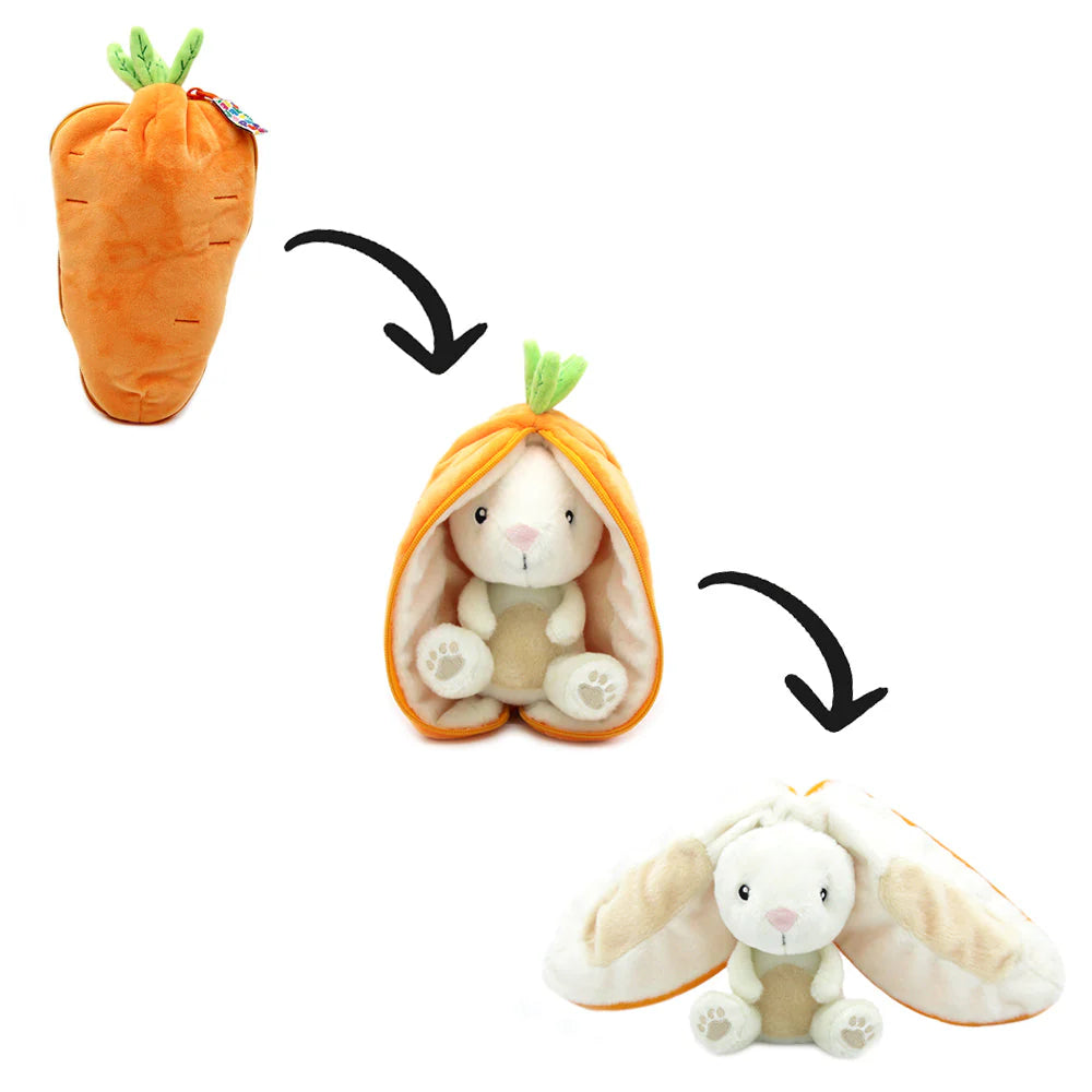 Gadget the Rabbit & Carrot Flipetz - Fun Interactive Flip Toy for Kids, Perfect for Playtime, Learning, and Stress Relief