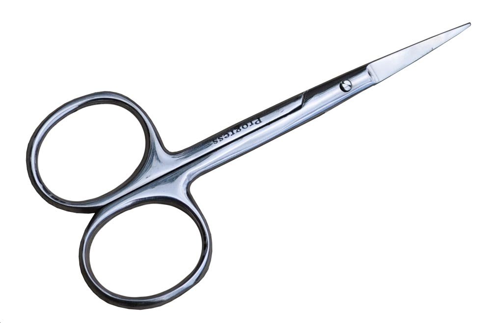 Premium Stainless Steel Curved Nail Scissors - Ultra Fine Sharp Blades for Manicures, Sewing & Embroidery | Professional Grooming & Crafting Tool for Home Salon & DIY Projects