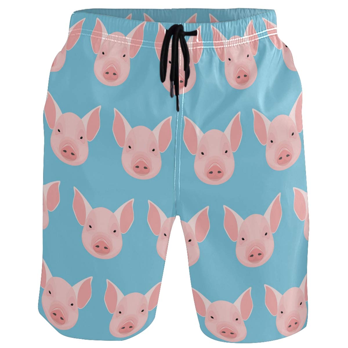 **Visesunny Men's Quick Dry Swim Trunks with Mesh Lining & Pockets - Beach, Surfing, Swimming & Pool Shorts for Active Water Sports & Summer Vacations**