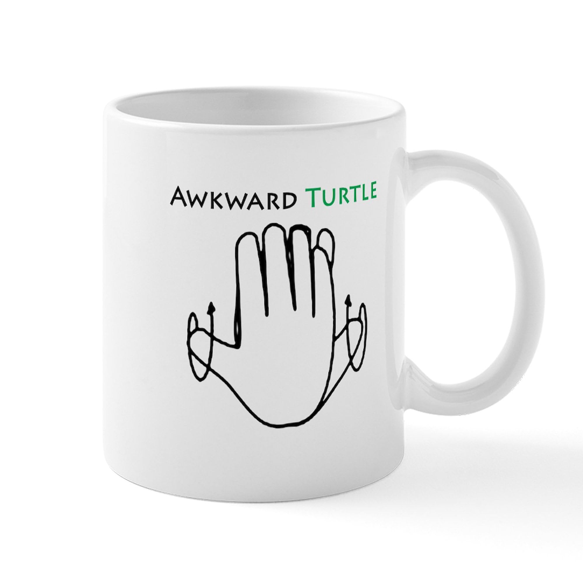Awkward Turtle Ceramic Coffee Mug 11 oz (325 ml) - Funny Novelty Gift for Office, Home & College Use | Perfect for Tea, Hot Chocolate & Coffee Lovers