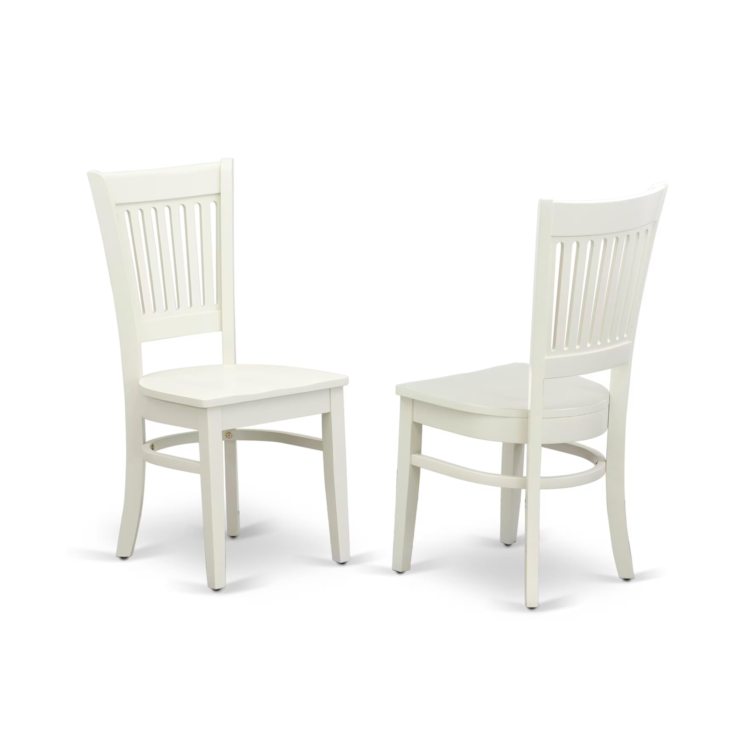East West Furniture BOVA3-LWH-W 3-Piece Modern Dining Set - 42