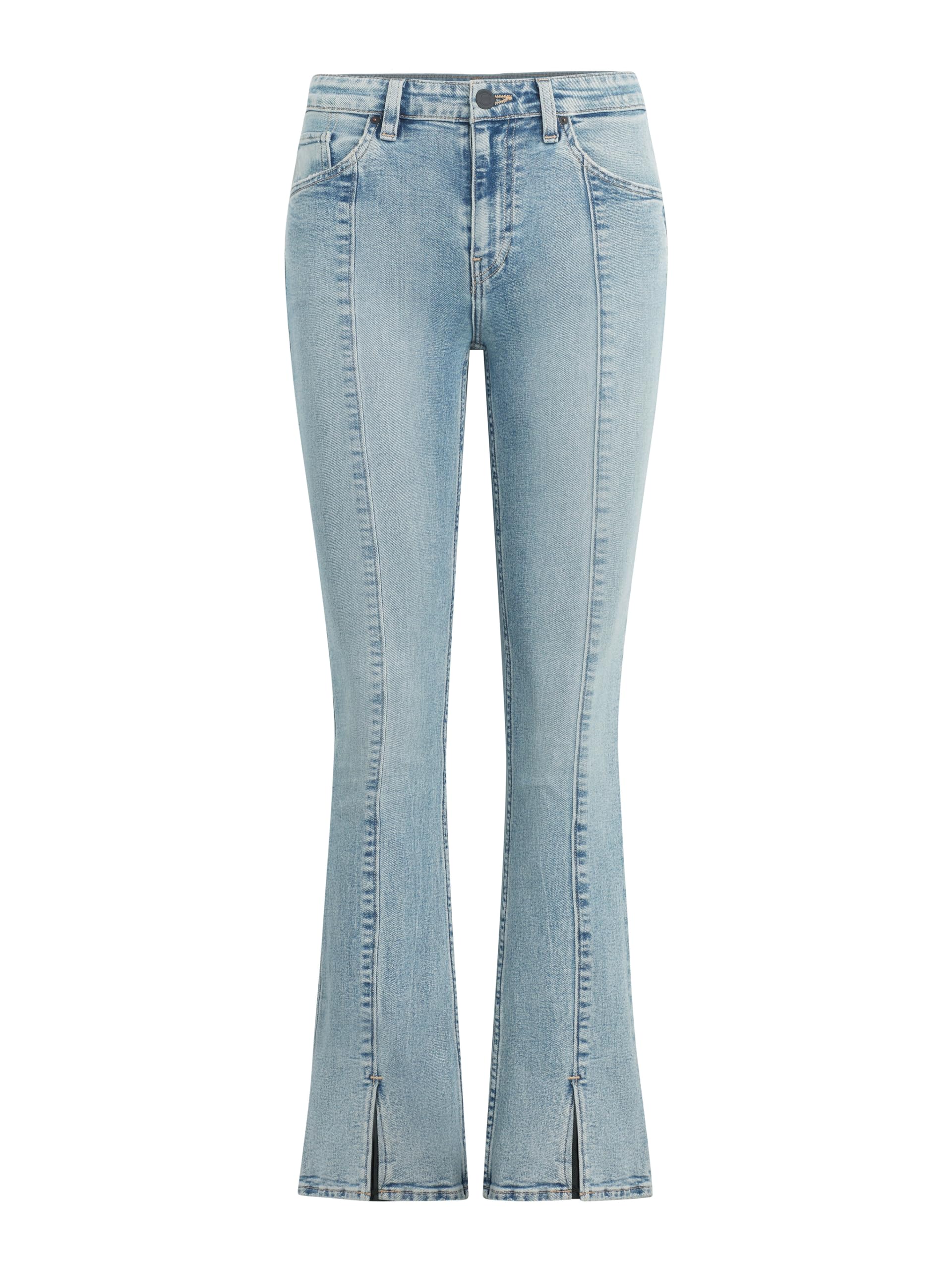 HUDSON Women's Barbara High-Rise Bootcut Jeans - Slim Fit Stretch Denim Pants for Casual Wear & Night Out