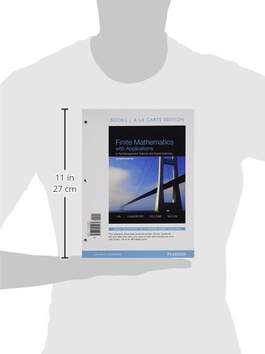 Finite Mathematics with Applications in Management, Natural & Social Sciences - Loose Leaf Edition | Ideal for College Students & Professionals in Business, Science & Economics