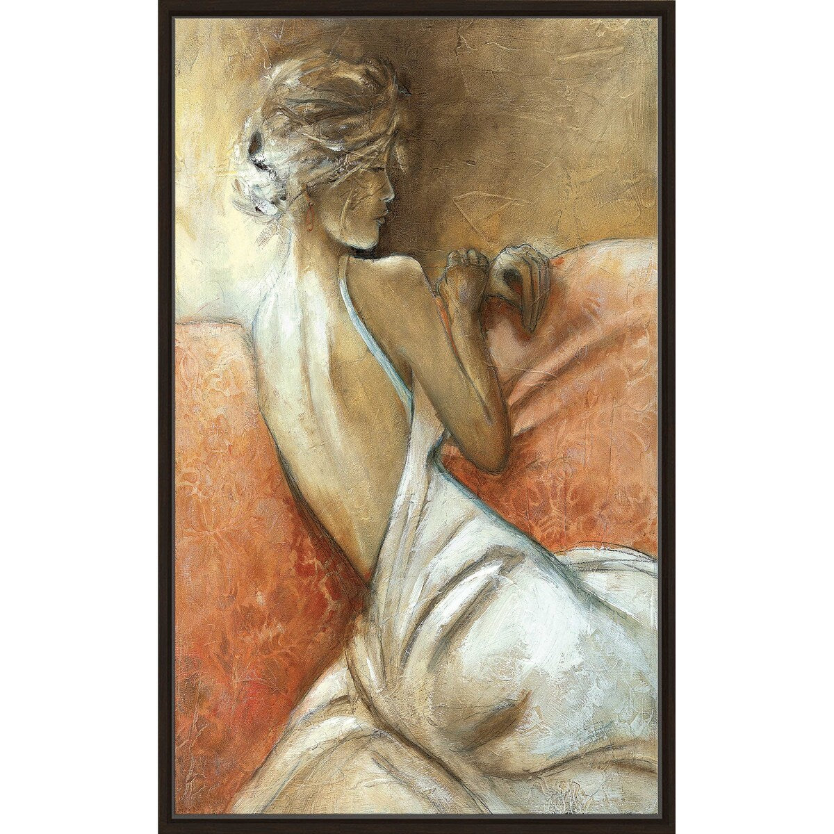 Carol Robinson 'A Quiet Refrain I' Art Print on Floating Canvas - Modern Wall Decor for Living Room, Bedroom & Office