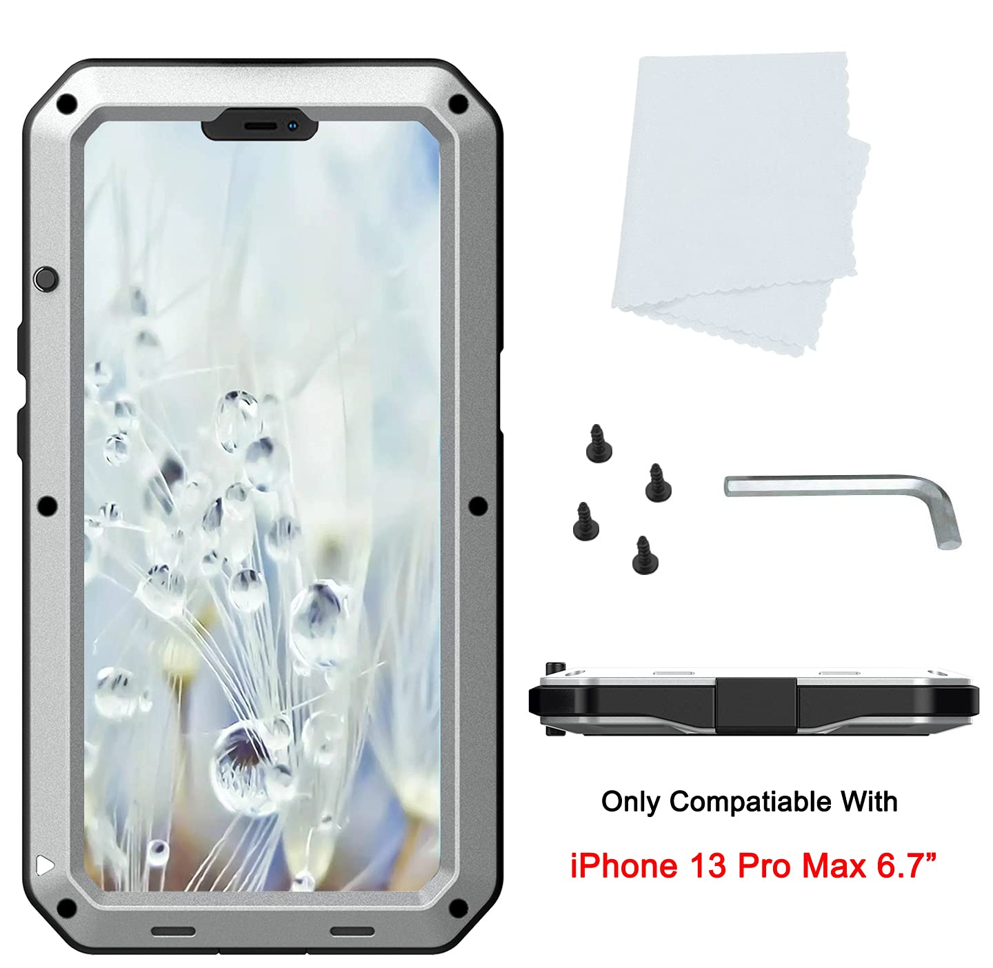 Marrkey Heavy Duty Shockproof Armor Case for iPhone 13 Pro Max (6.7