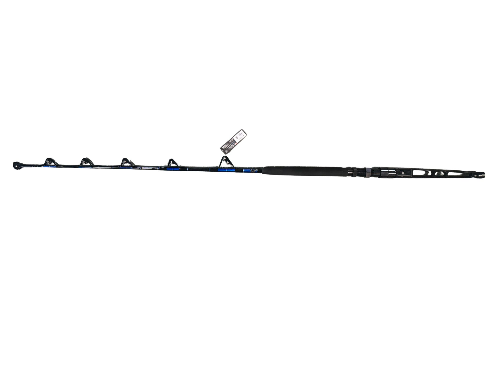 SU6060 W TER 6' 60 100lb Bluewater Series Stand Up Fishing Rod with Aftco Wind On Roller Guides & Terminator Butt - Perfect for Offshore Big Game Fishing, Tuna & Marlin Hunting