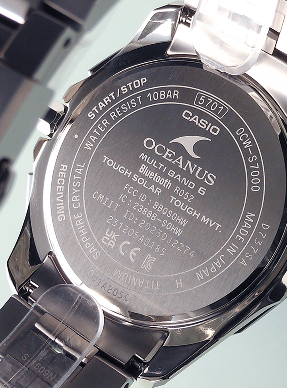 CASIO Oceanus Manta S7000 Series OCW-S7000C-2AJF Limited Edition Japanese JDM Watch for Men - Luxury Dive & Dress Timepiece for Business, Travel & Water Sports