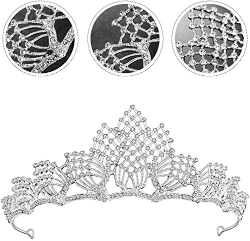 ONOTEC Crystal Bridal Tiara - Sparkling Wedding Crown for Bride & Flower Girls, Elegant Headpiece for Bridal Showers, Ceremonies & Special Occasions