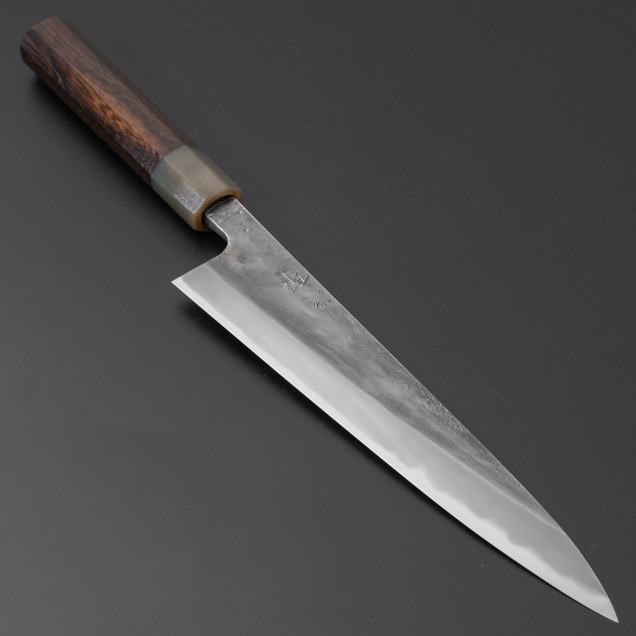 Premium Jiro Tsuchime Sujihiki 210mm Japanese Slicing Knife with Taihei Tagayasan Handle (#482) - Perfect for Sushi, Sashimi & Meat Carving