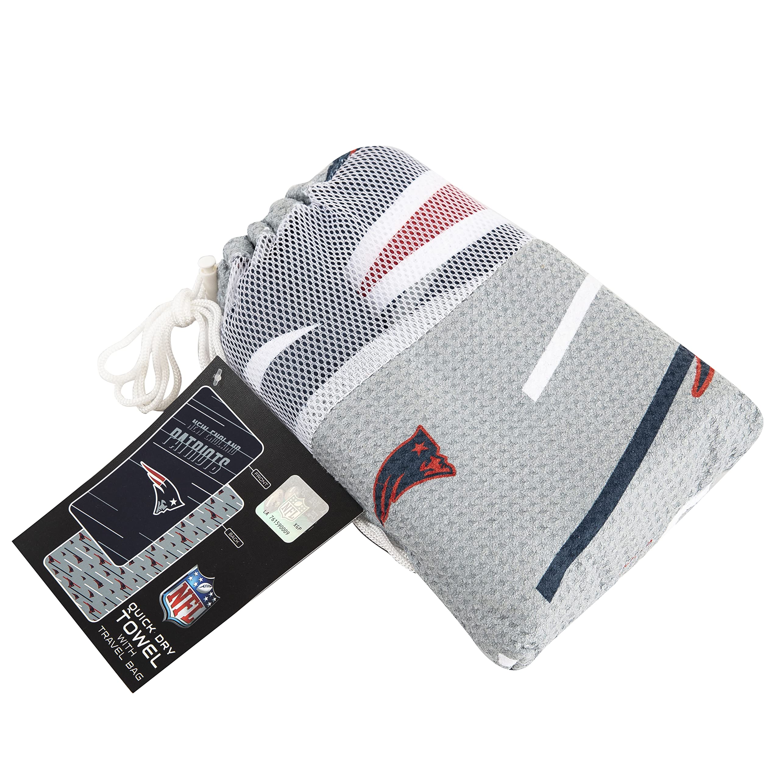 NFL Team Logo Unisex Beach Towel with Mesh Bag Set - Perfect for Pool, Beach, and Sports Events