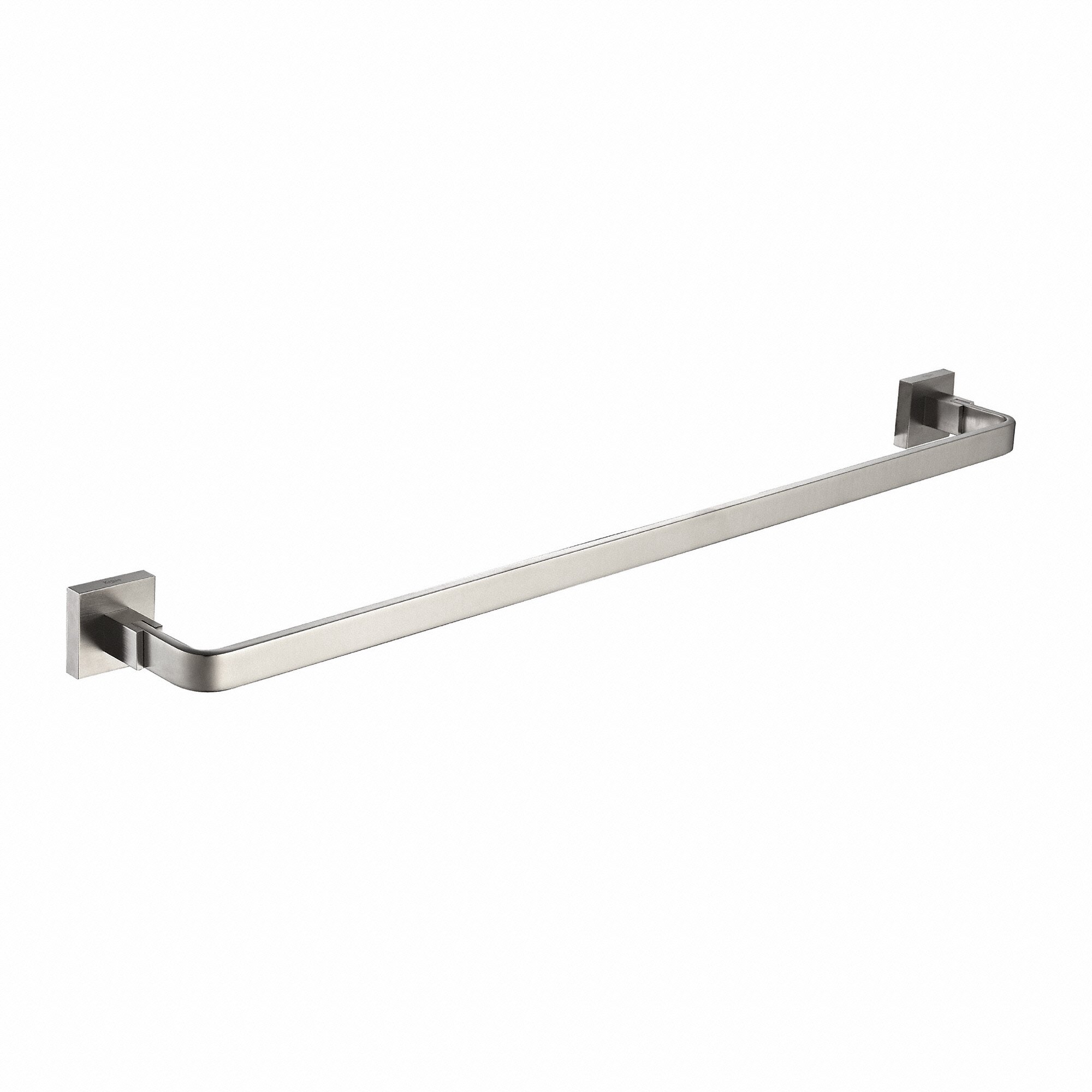 Premium Brushed Nickel Towel Bar - Modern Bathroom Accessory for Towel Organization | Perfect for Bathrooms, Spas & Luxury Homes