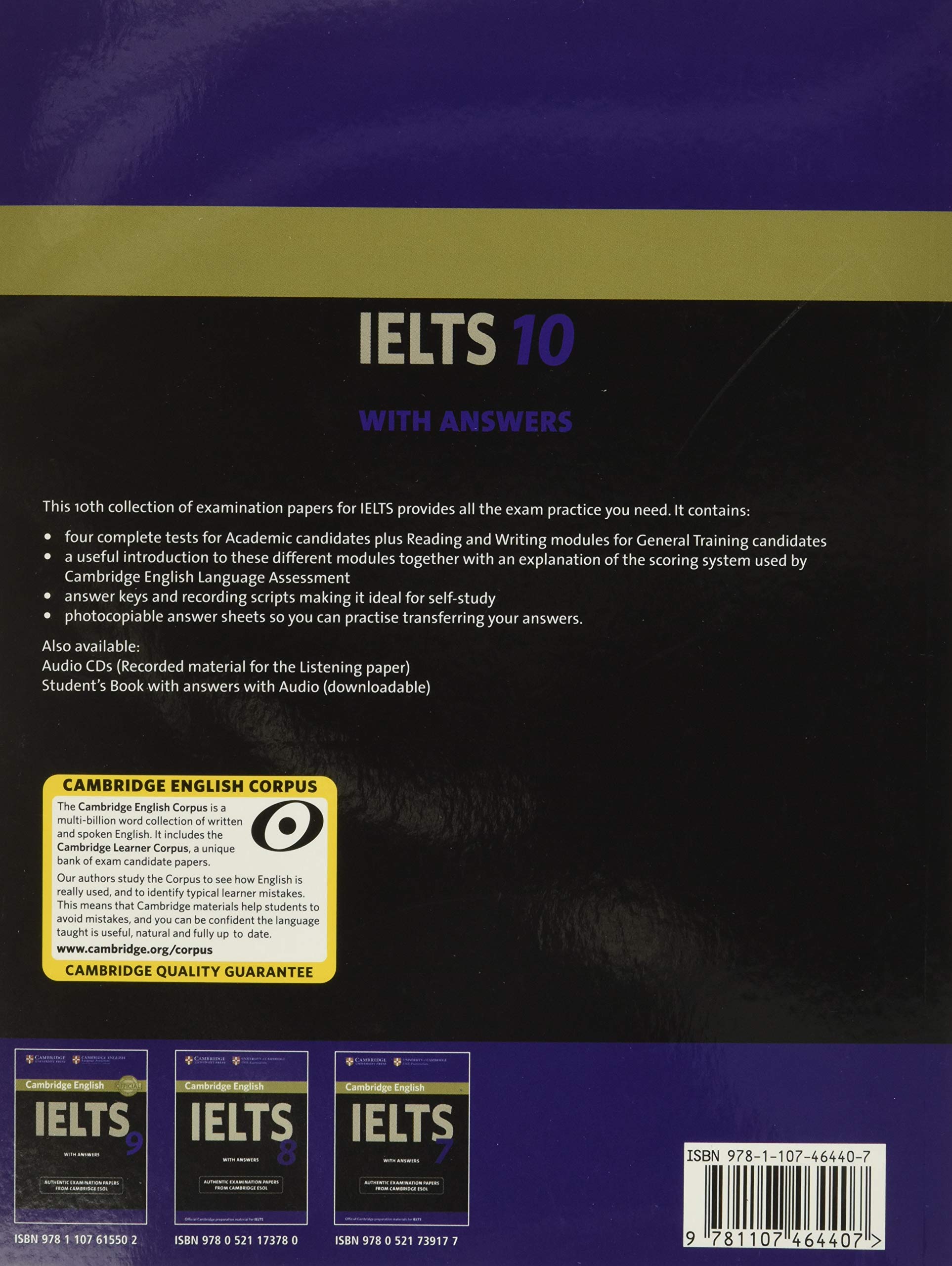Cambridge IELTS 10 Academic & General Training Student's Book with Answers - Official IELTS Practice Tests by Cambridge English | Exam Preparation for Study Abroad & Immigration