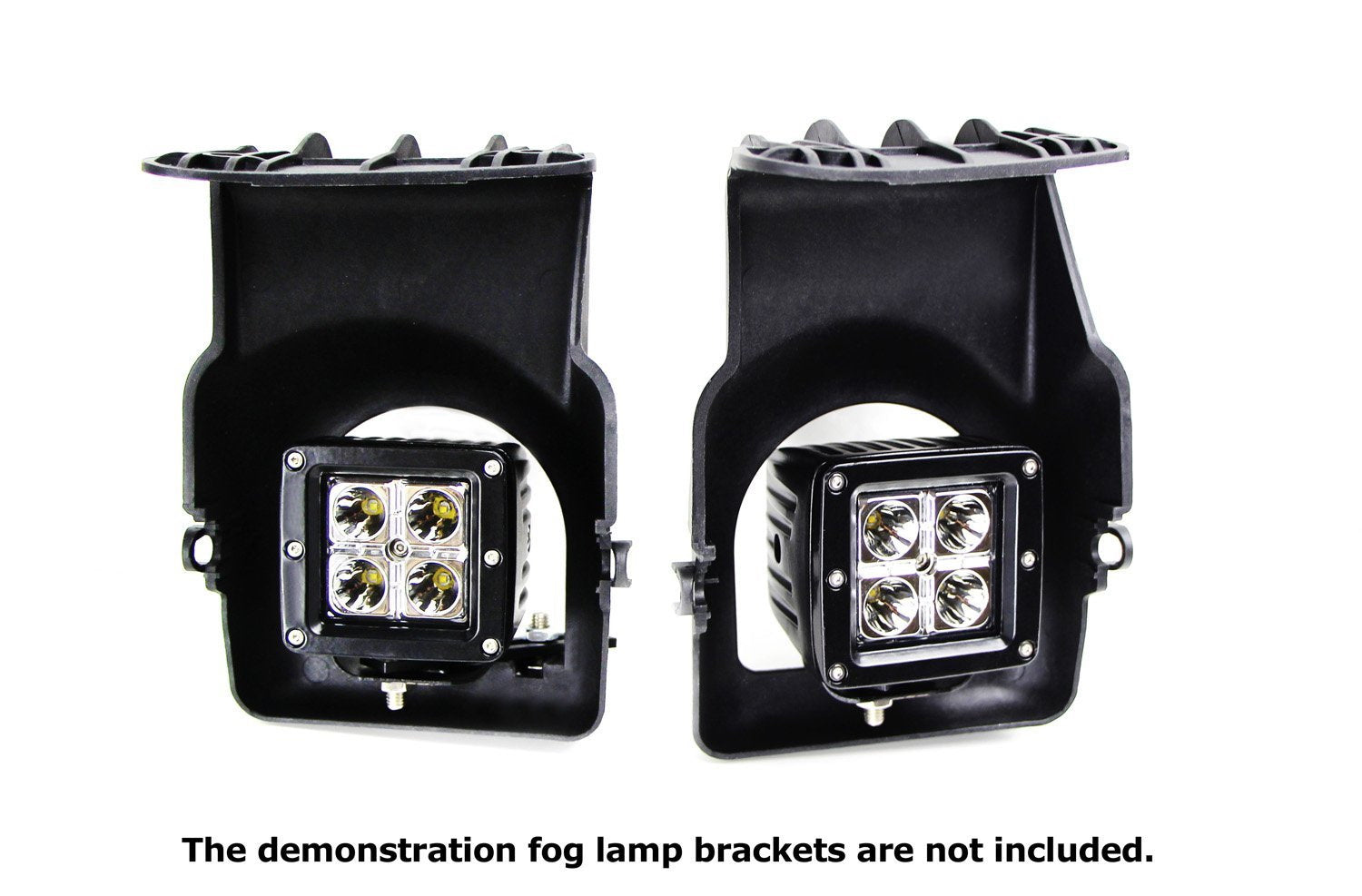 40W CREE LED Pods with Fog Light Opening Brackets & Wiring Kit - Compatible with 2003-2006 GMC Sierra 1500 - Off-Road Lighting, Fog Light Replacement, Truck Accessories