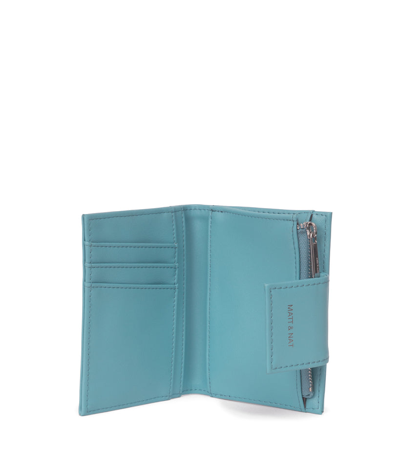 Matt & Nat Vegan Leather Cruise Small Wallet - RFID Blocking Slim Card Holder for Travel & Everyday Use - Perfect for Minimalist Wallets & Small Purses