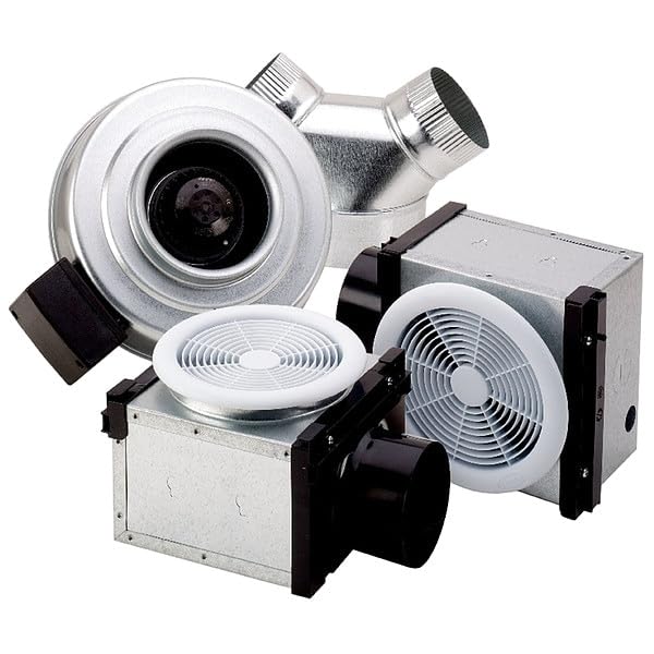 4 Inch & 6 Inch Exhaust Fan Kit - High Efficiency Ventilation System for Bathroom, Kitchen & Laundry Room