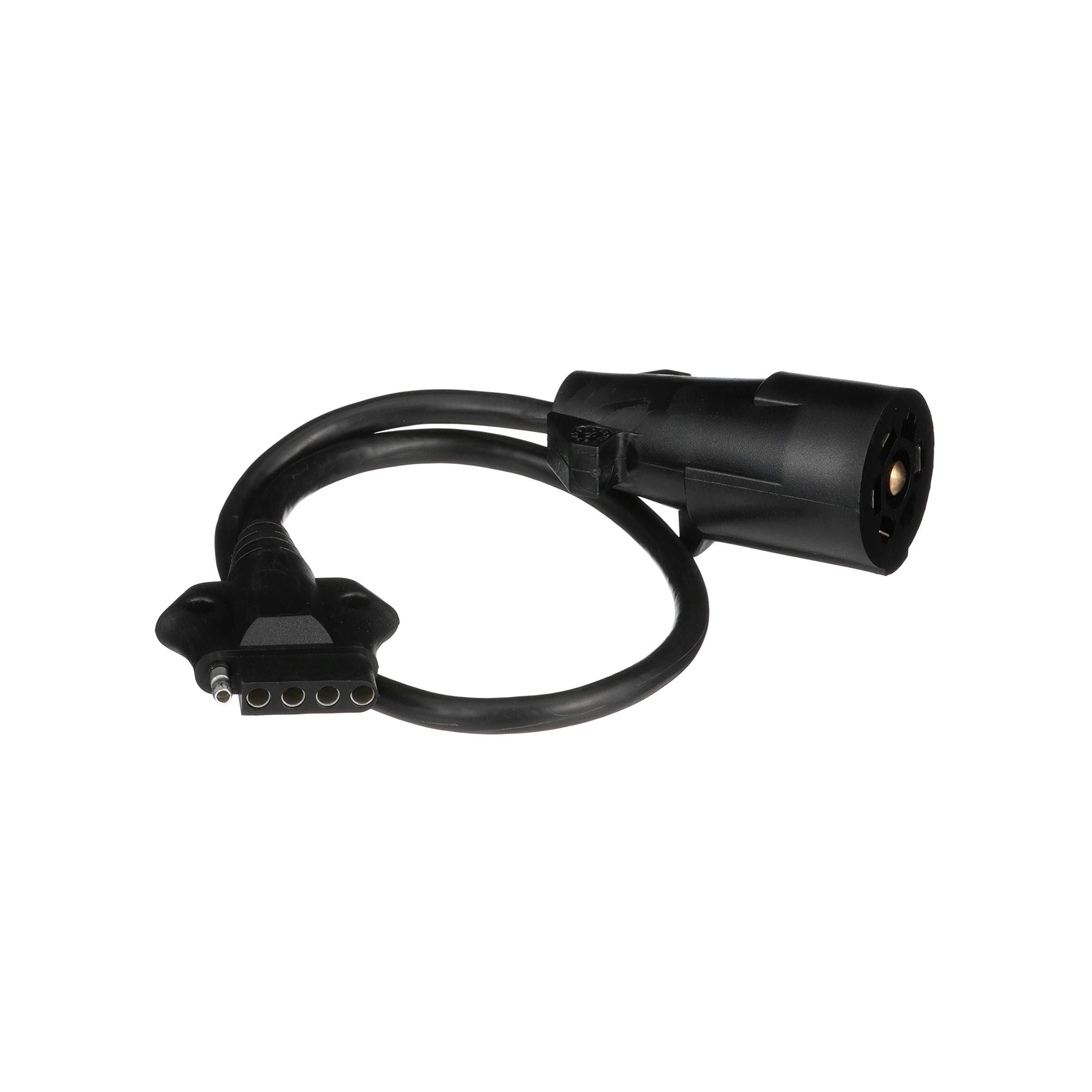 Seachoice 7-Way Trailer Wiring Connector - Heavy Duty Towing Plug for Boat, RV & Utility Trailers - Weatherproof & Corrosion Resistant for Outdoor Use