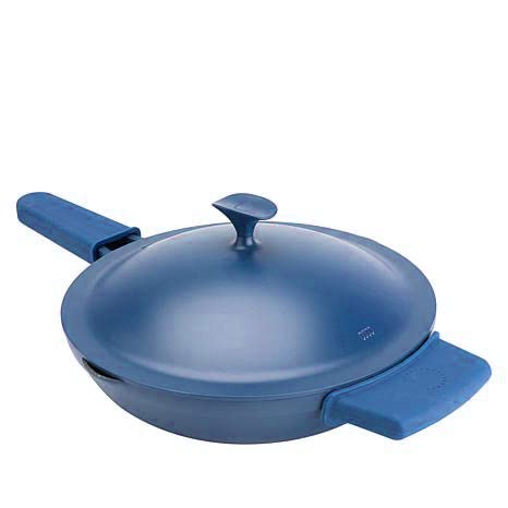 Curtis Stone Dura-Pan Nonstick Cast Aluminum All Day Pan - 12 Inch Skillet for Frying, Sautéing & Baking | Perfect for Stovetop to Oven Cooking | Renewed Premium Cookware