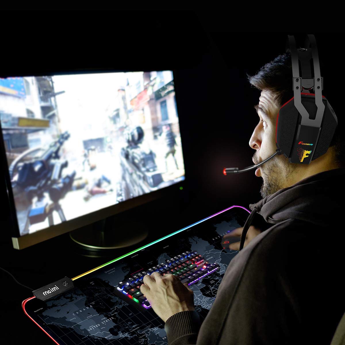 RGB Gaming Mouse Pad - Extra Large 31.5