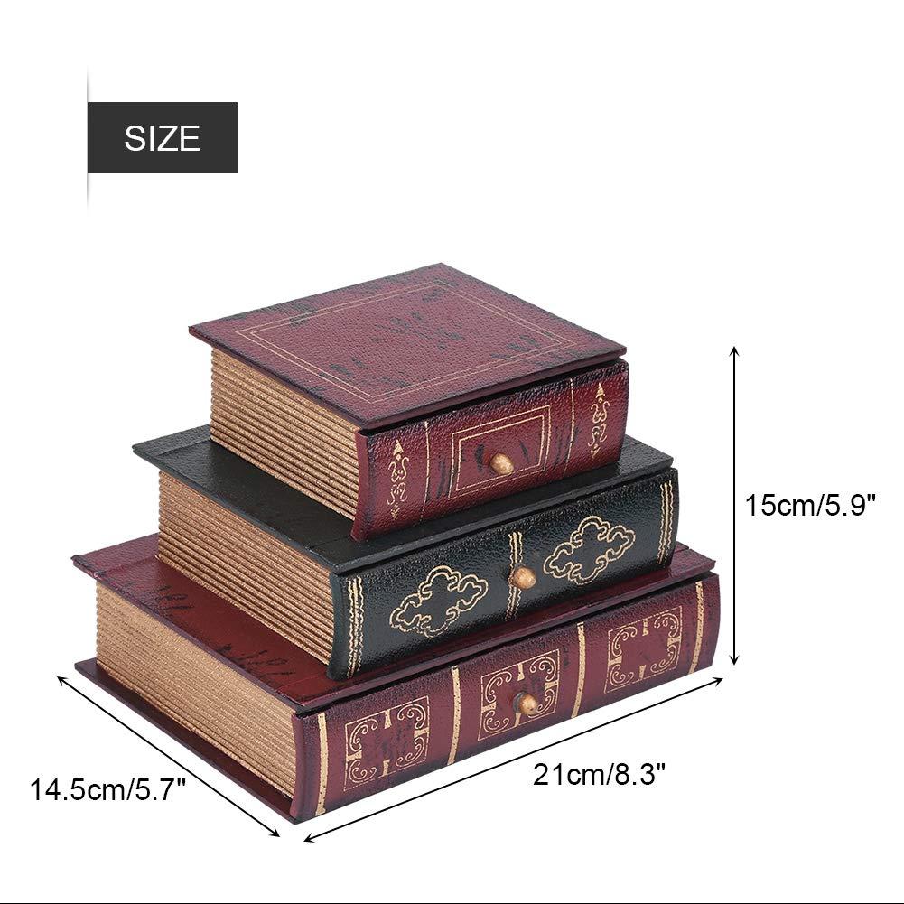 Elegant Book-Shaped Jewelry Gift Box - Premium Jewelry Storage Organizer Holder for Necklaces, Rings & Bracelets - Perfect for Wedding, Anniversary & Birthday Gifts