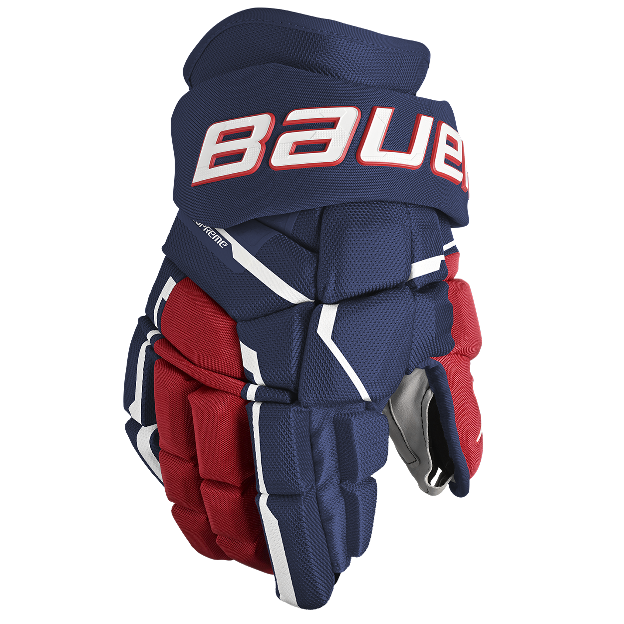 Bauer Supreme Mach Intermediate Hockey Gloves - High-Performance Ice Hockey Gear for Youth & Adult Players - Perfect for Training, Games & Competitive Play