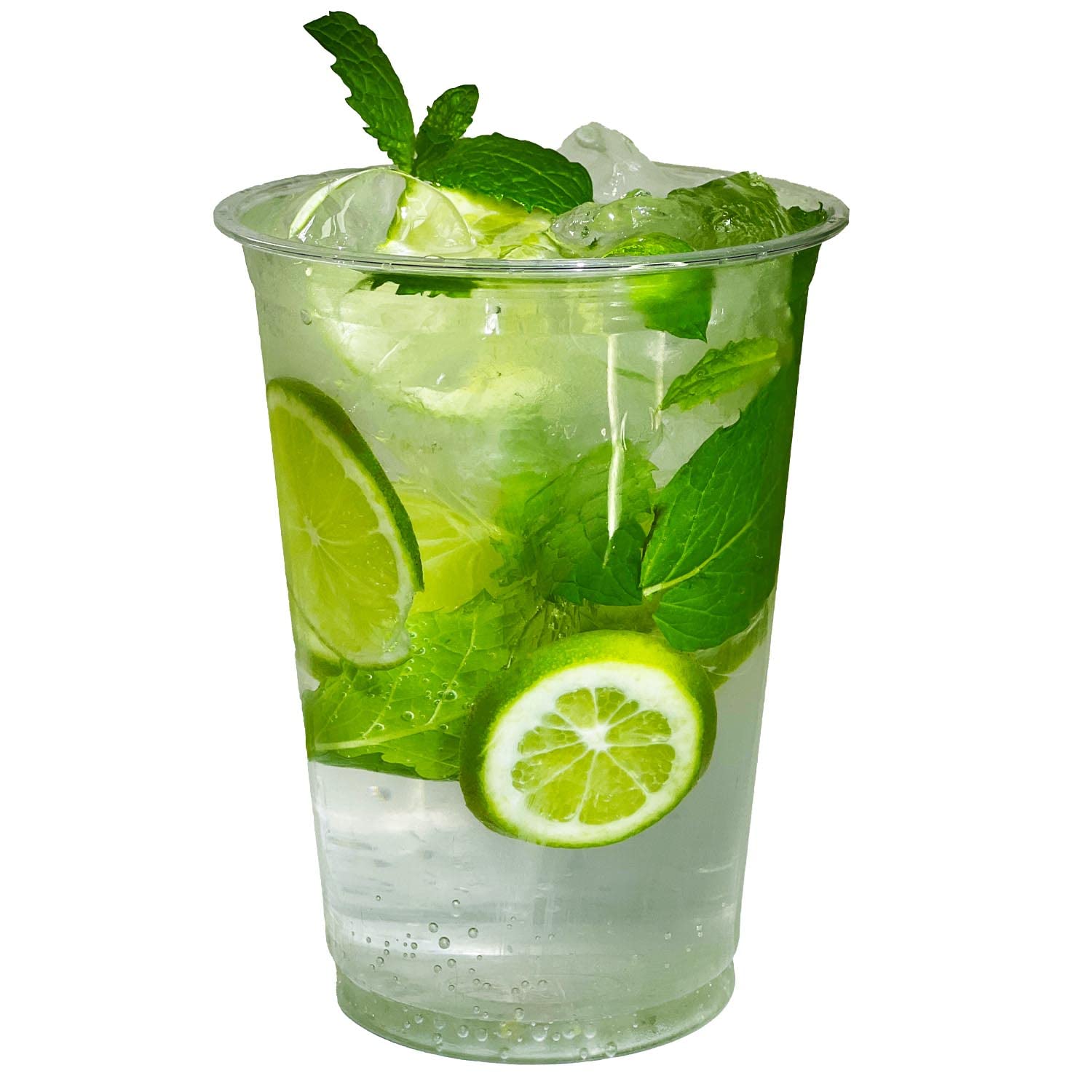32 oz Clear Plastic Disposable Cups - Crystal Clear PET Cold Drink Cups for Smoothies, Iced Coffee, Juice, Soda & Cocktails | Perfect for Parties, Meal Prep & Food Service (200 Pack) | Durable & Leak-Proof for Home, Office & Outdoor Use