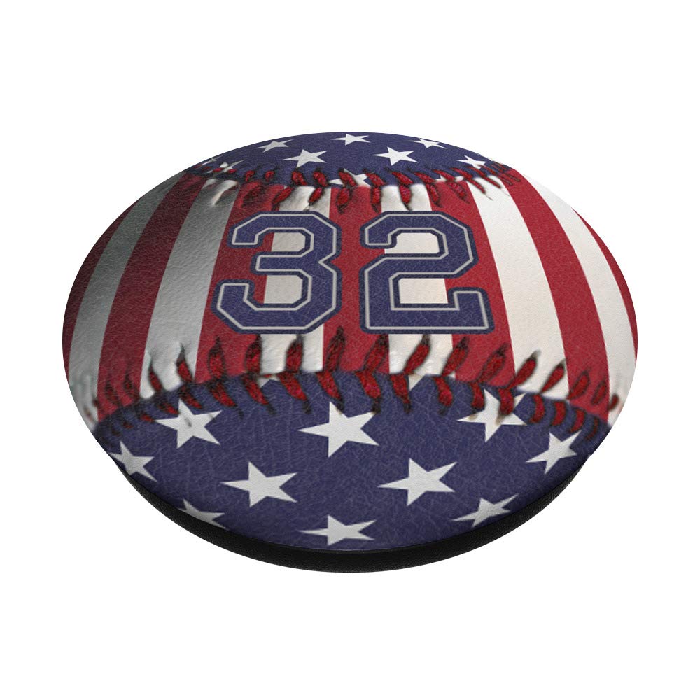 #32 Baseball Jersey with USA Flag - Perfect Gift for Fans