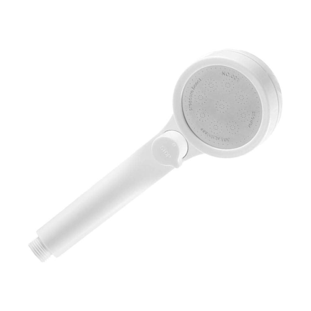 High Pressure Shower Head with Handheld Sprayer - ABS Electric Shower Head for Low Water Pressure, White - Perfect for Bathroom, Bathtub, and Spa-Like Shower Experience