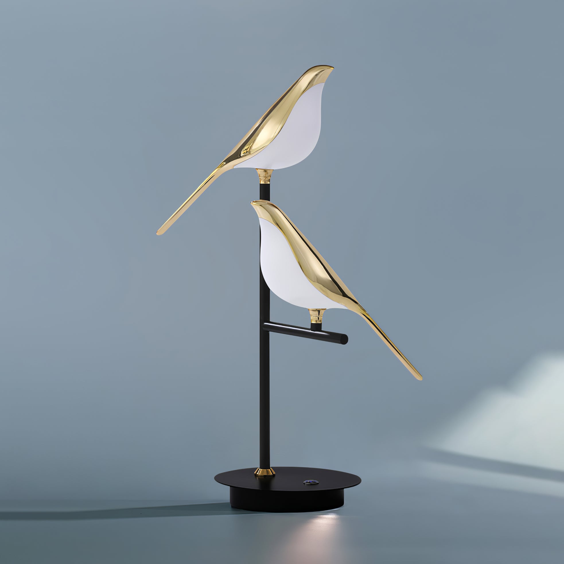 Magpie Perch Table Lamp - Modern Decorative Lighting for Bedroom, Living Room & Office - Adjustable Brightness & Energy Efficient LED Bulb