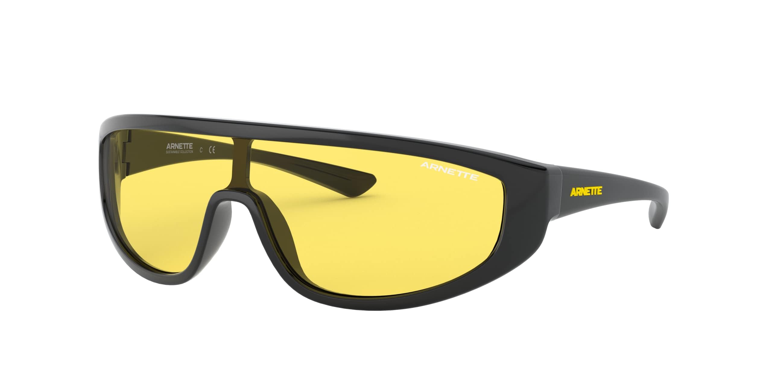 ARNETTE AN 4264 Sunglasses - Shiny Black Frame with 41/85 Lens Size | UV Protection for Men & Women | Perfect for Driving, Beach & Outdoor Activities