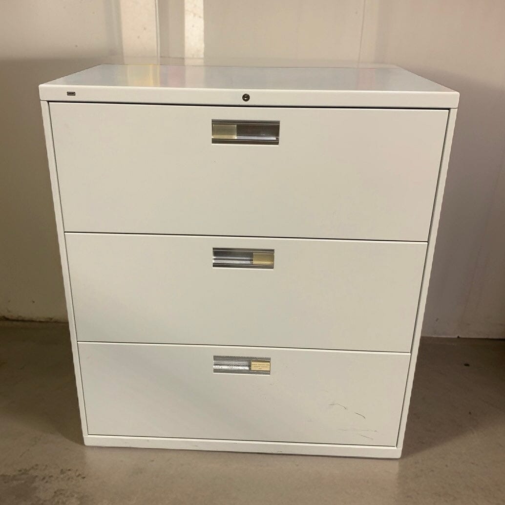 High-Quality Used Hon Lateral File Cabinet - Durable Metal Office Storage for Documents & Files - Perfect for Home Office, Business, or School Organization