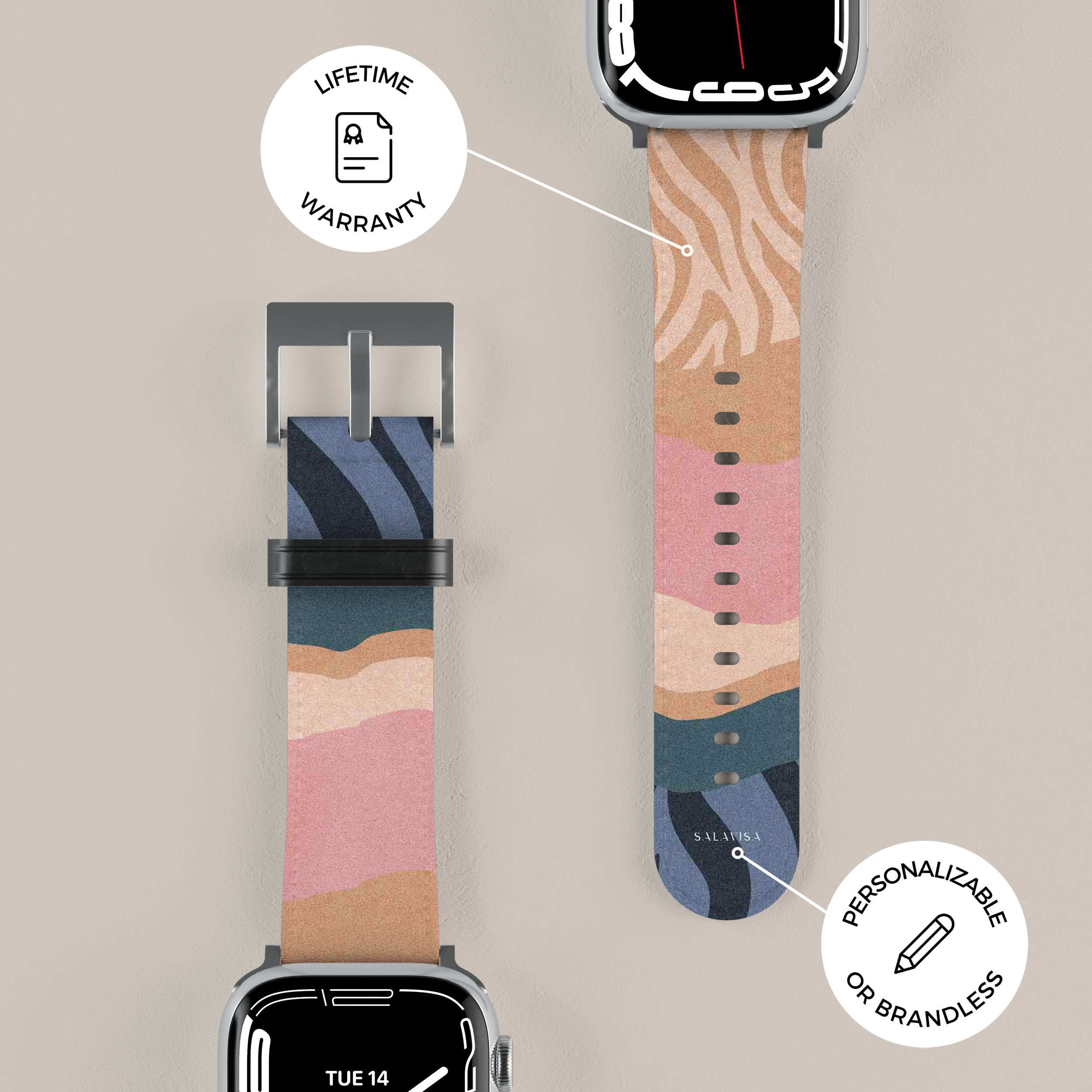 Pink Soft Silicone Apple Watch Band for Women - Comfortable & Stylish Replacement Strap for Workouts, Running & Everyday Wear