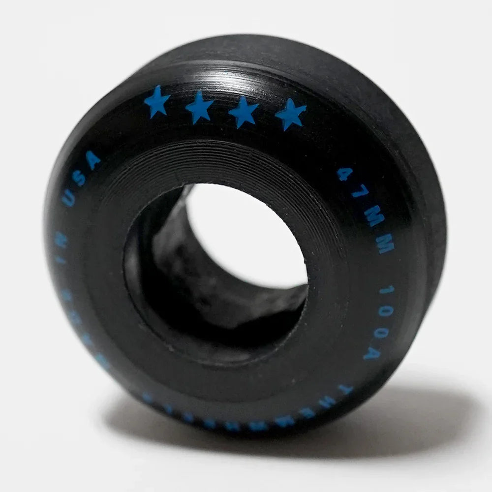 THEM WHEELS 47mm 100a Skateboard Wheels (4 Pack) - High Performance Wheels for Street Skating, Park Riding & Cruising