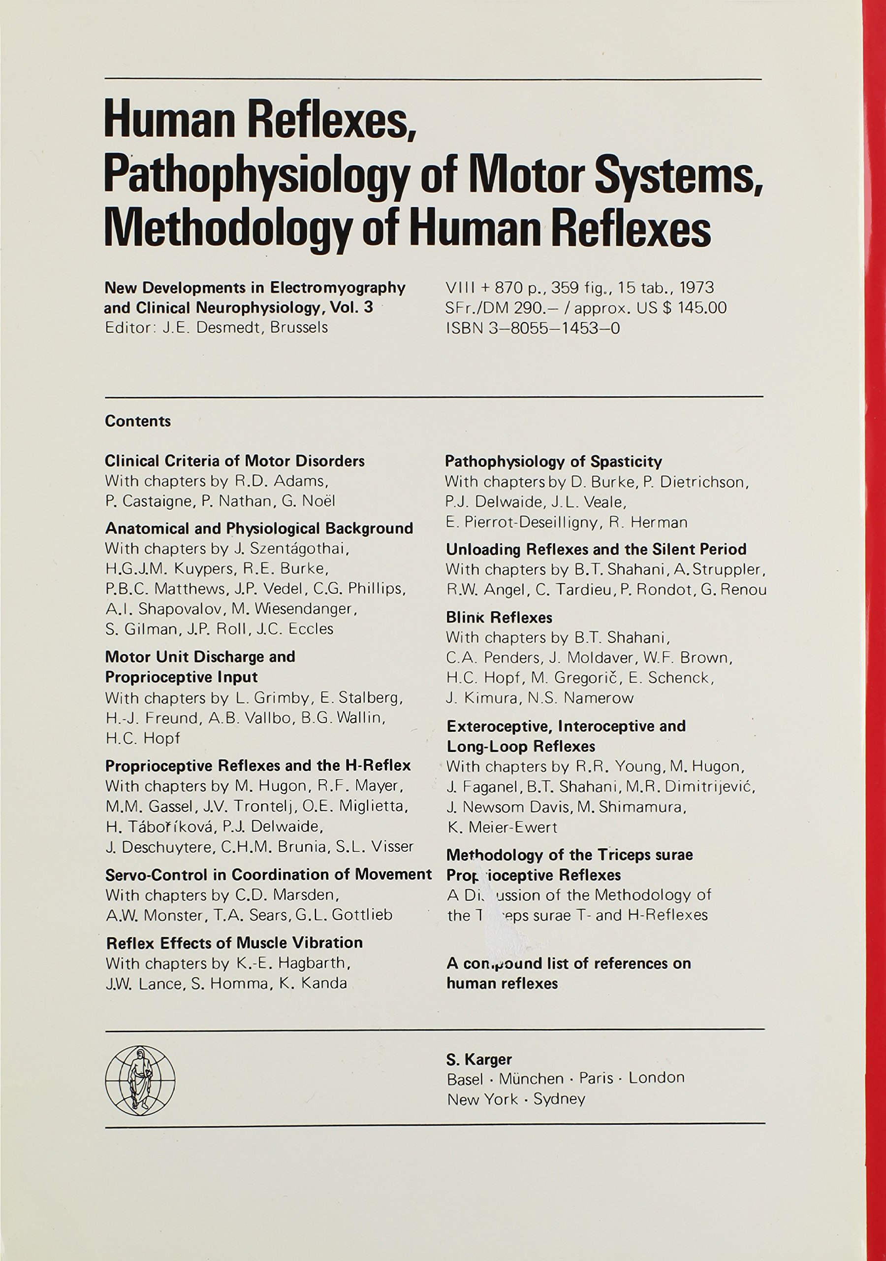 Cerebral Motor Control in Humans: Long Loop Mechanisms - Clinical Neurophysiology Research | Neuroscience Studies for Medical Professionals & Researchers