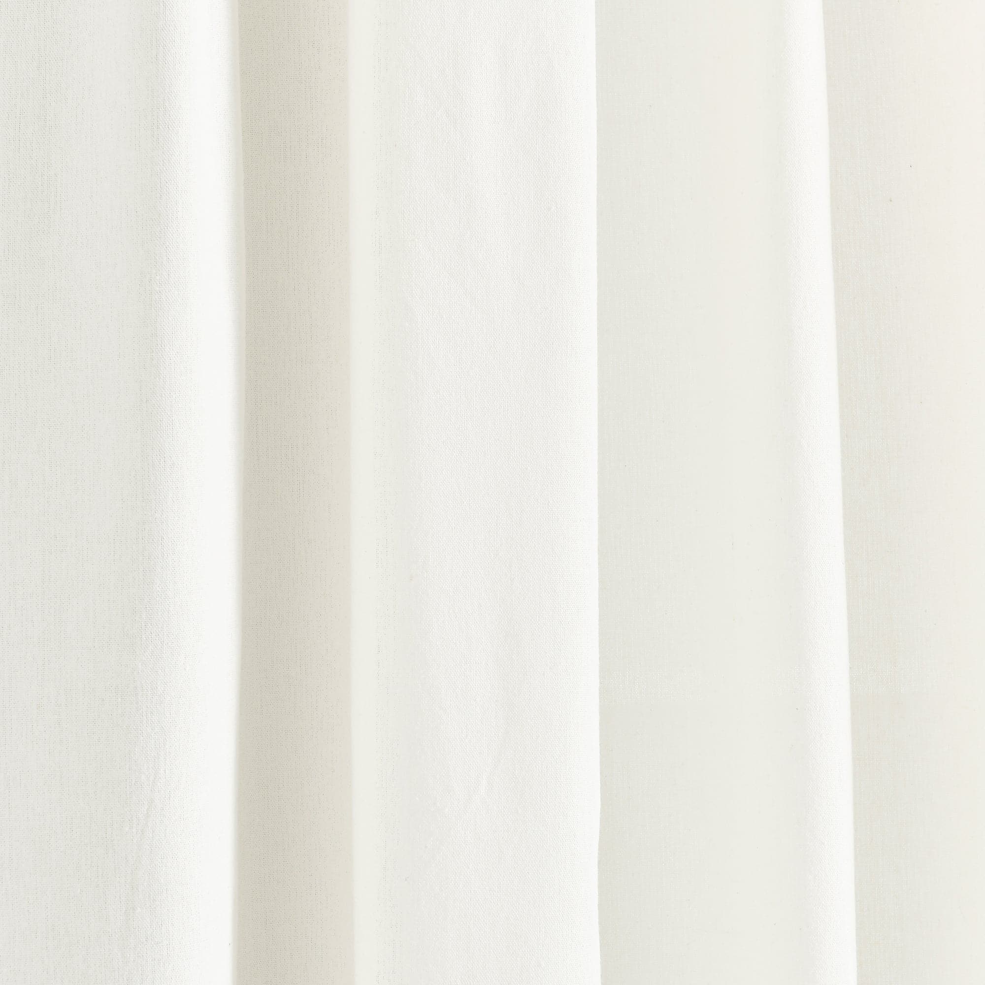 Modern Faux Linen Embroidered Edge Window Curtain Panel Set with Attached Valance - Elegant Home Decor for Living Room, Bedroom & Dining Room