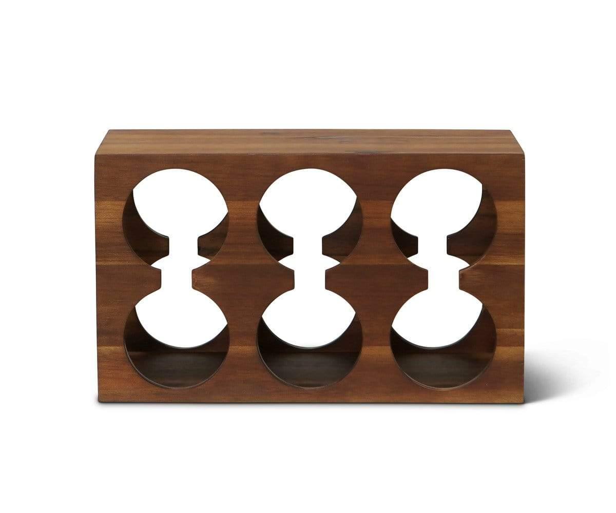 Premium Wooden Wine Rack - 12 Bottle Capacity, Rustic Home Bar Storage Organizer for Kitchen, Dining Room or Wine Cellar - Perfect for Wine Enthusiasts & Entertaining Guests