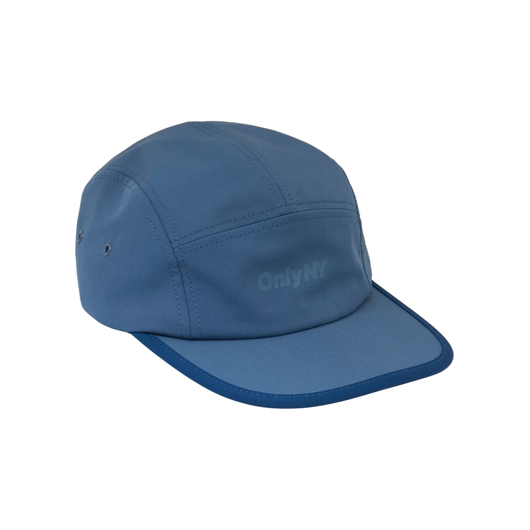 Only NY Logo 5 Panel Hat - Navy Blue Adjustable Snapback Cap for Men & Women | Perfect for Streetwear, Skateboarding & Outdoor Activities