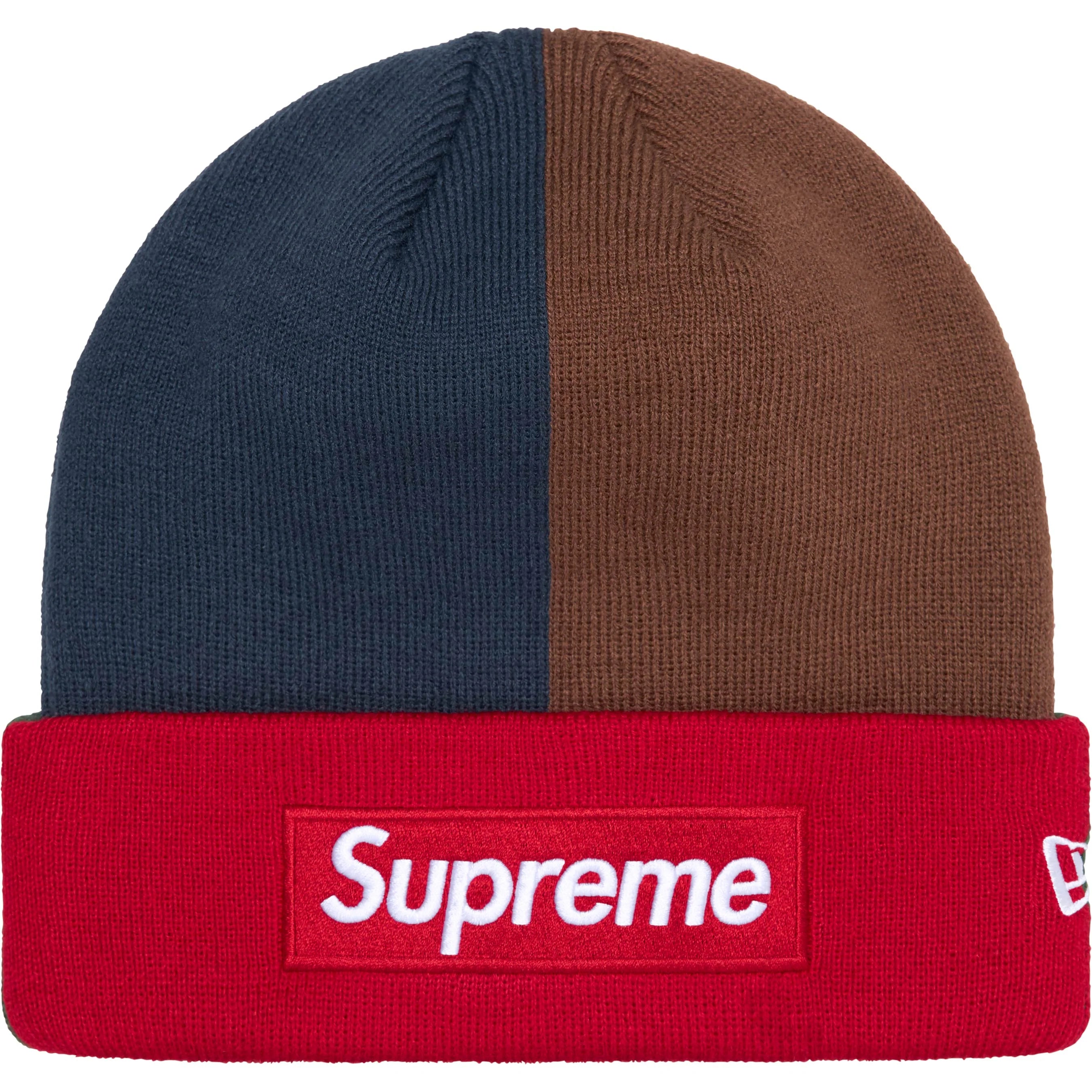 Supreme New Era® Box Logo Beanie - Winter Knit Hat for Men & Women - Streetwear Fashion Accessory for Cold Weather & Urban Style