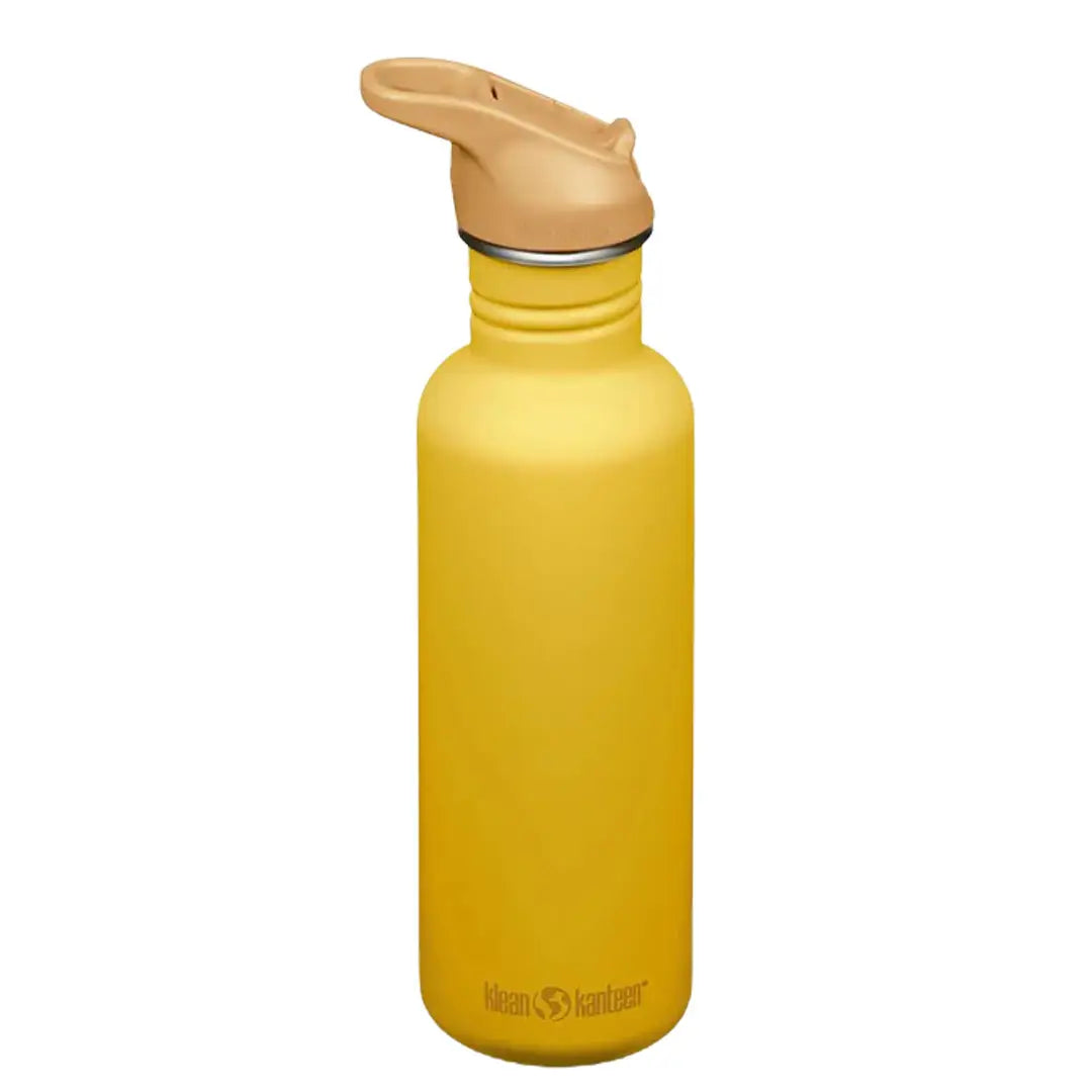 Klean Kanteen Classic Flip Cap Stainless Steel Water Bottle 800ml (27oz) - BPA Free, Leak Proof, Eco-Friendly Reusable Water Container for Hiking, Gym, Office & Outdoor Activities