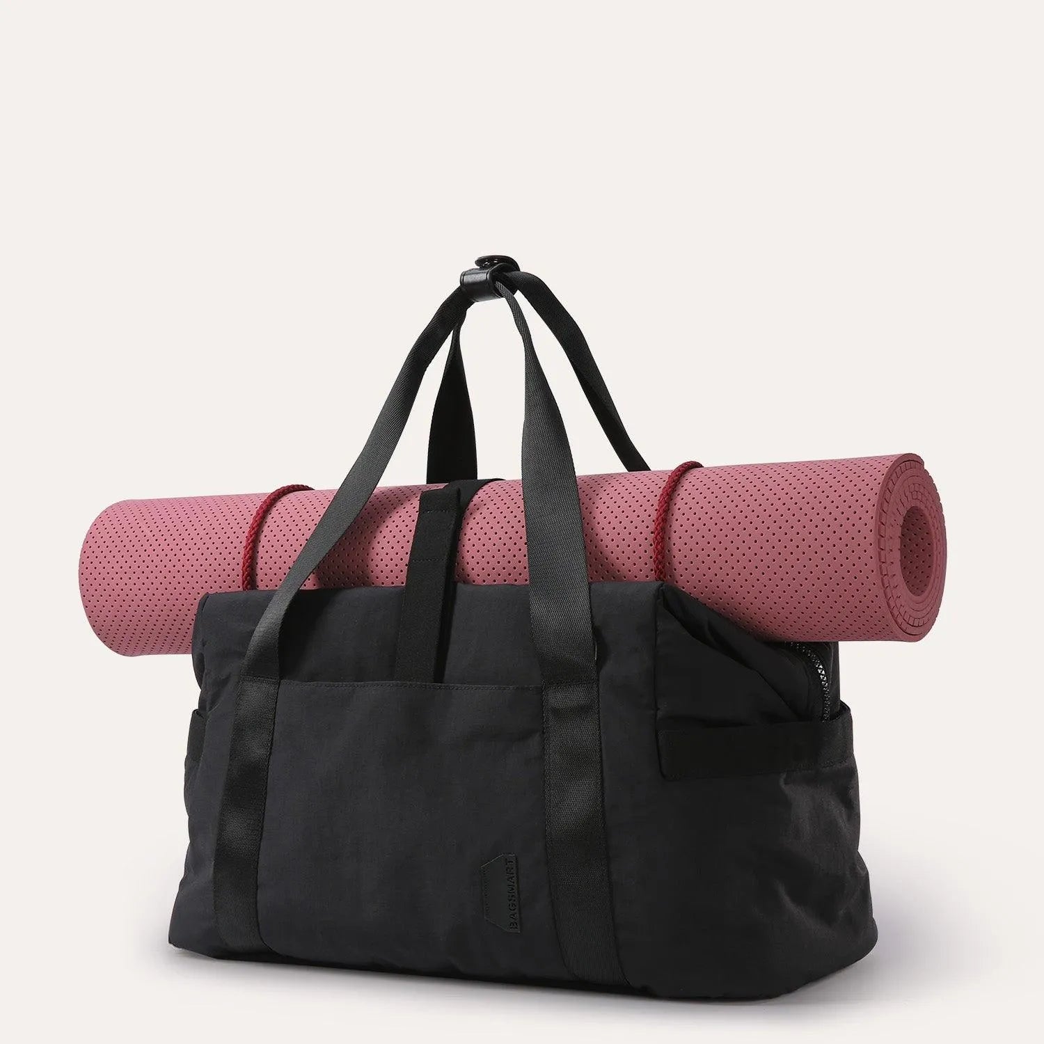 Zoraesque Black Duffel Bag - Stylish & Durable Travel Duffel for Gym, Work, Weekend Trips & Outdoor Adventures