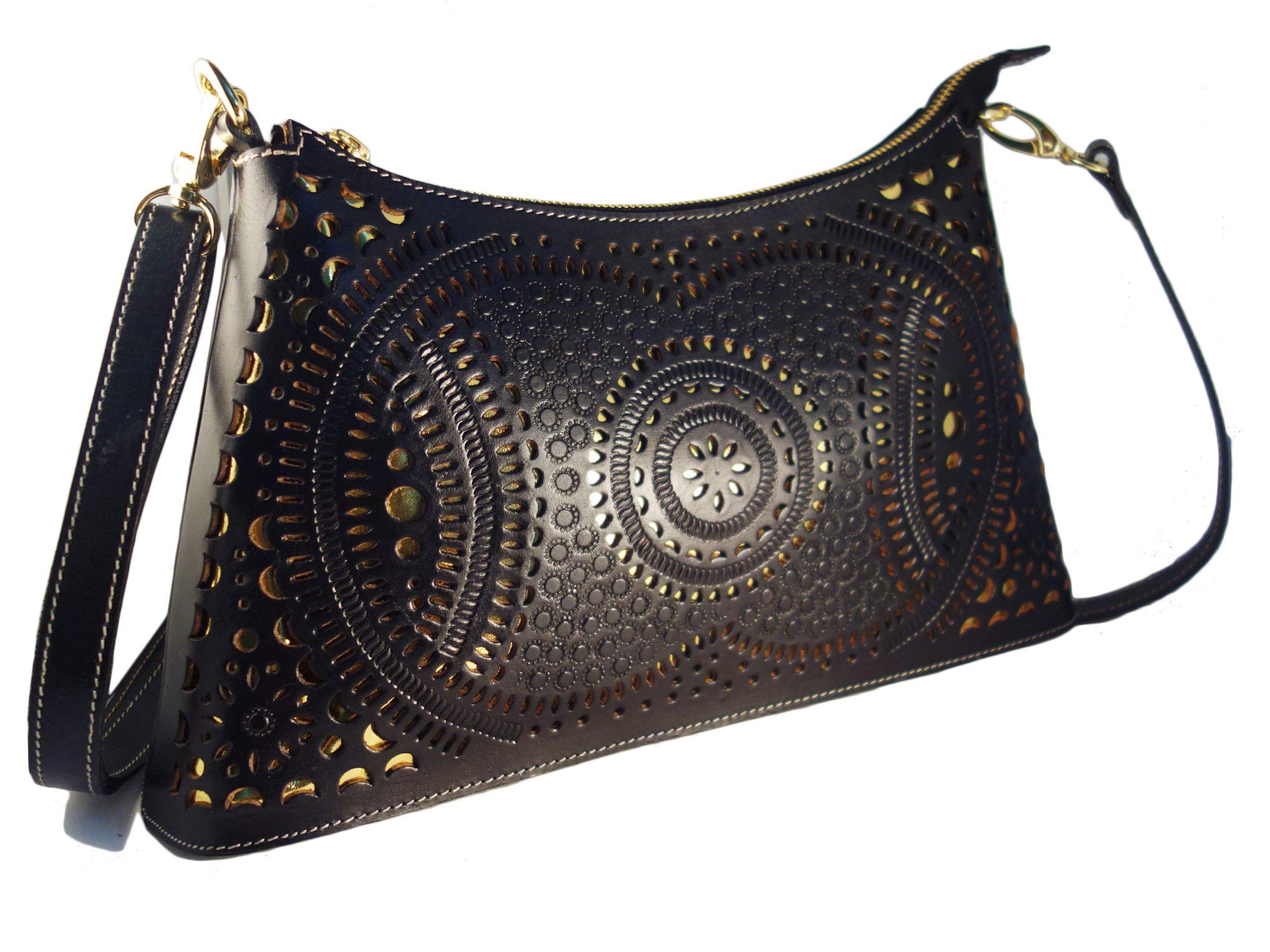 Genuine Leather Crossbody Bag for Women - Vintage Handmade Leather Purse with Adjustable Strap - Perfect for Parties, Travel & Everyday Use