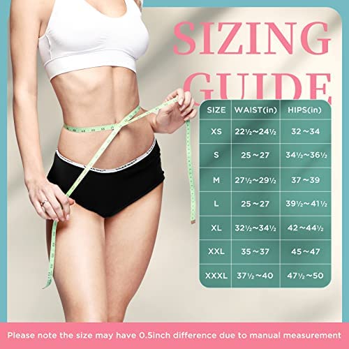 6 Pack Women's Stretchy Cotton Hipster Briefs - Soft, Breathable & Lightweight Underwear - Mid-Rise Waist Panties for Everyday Comfort | Perfect for Work, Yoga & Lounge Wear