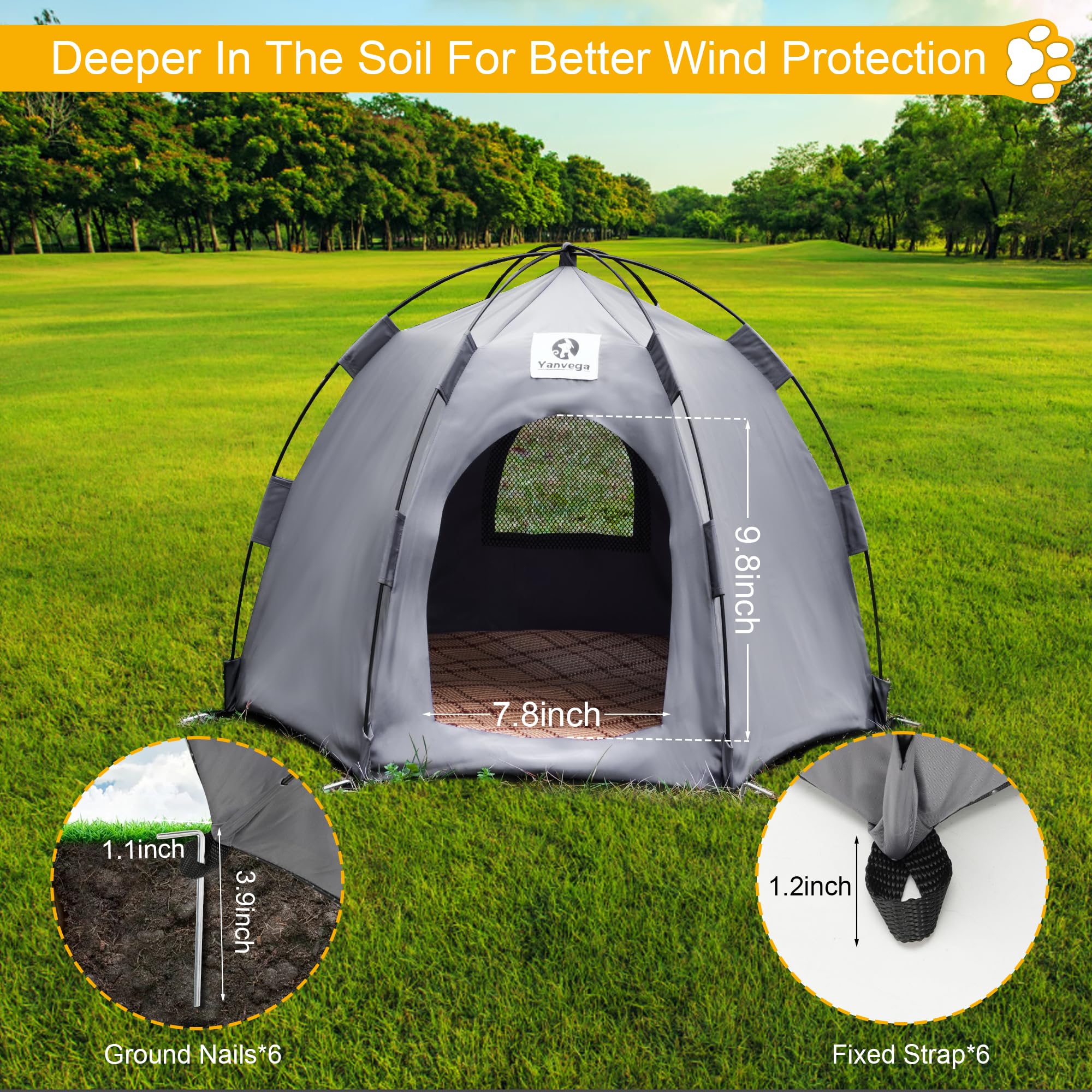 Indoor Outdoor Cat House - 23.6