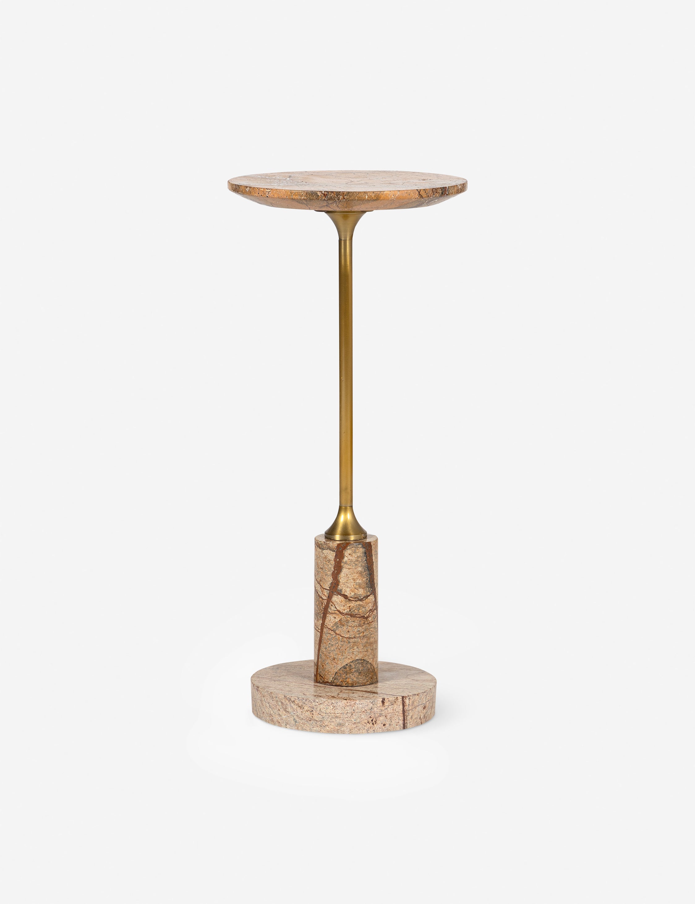 Devlin Round Side Table - Modern Accent Table for Living Room, Bedroom & Office - Perfect for Coffee, Books & Decor