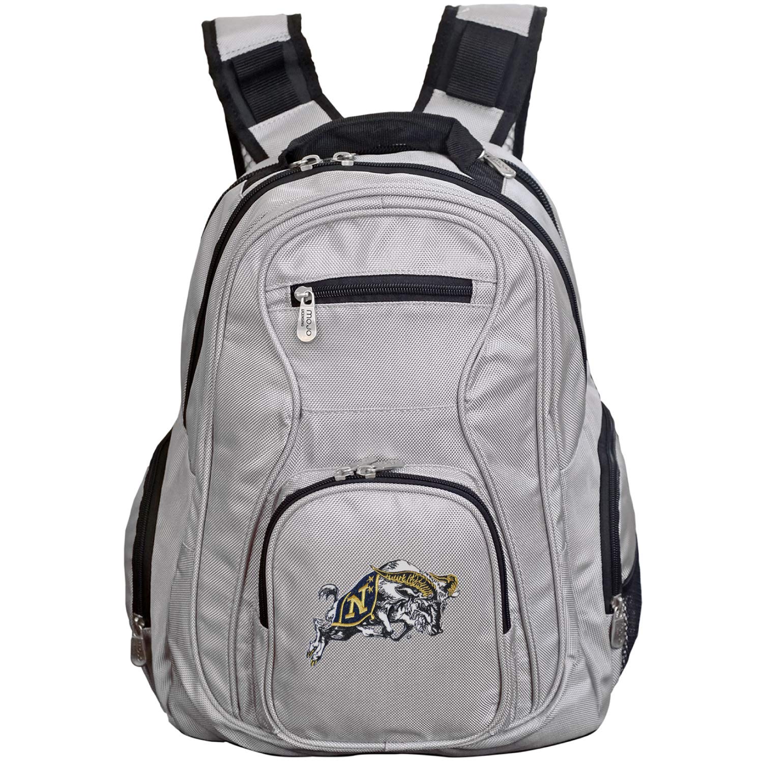 NCAA Laptop Backpack 19-Inch Grey - Durable College Student Bookbag for School, Travel & Work - Fits 15-17 Inch Laptops with USB Charging Port