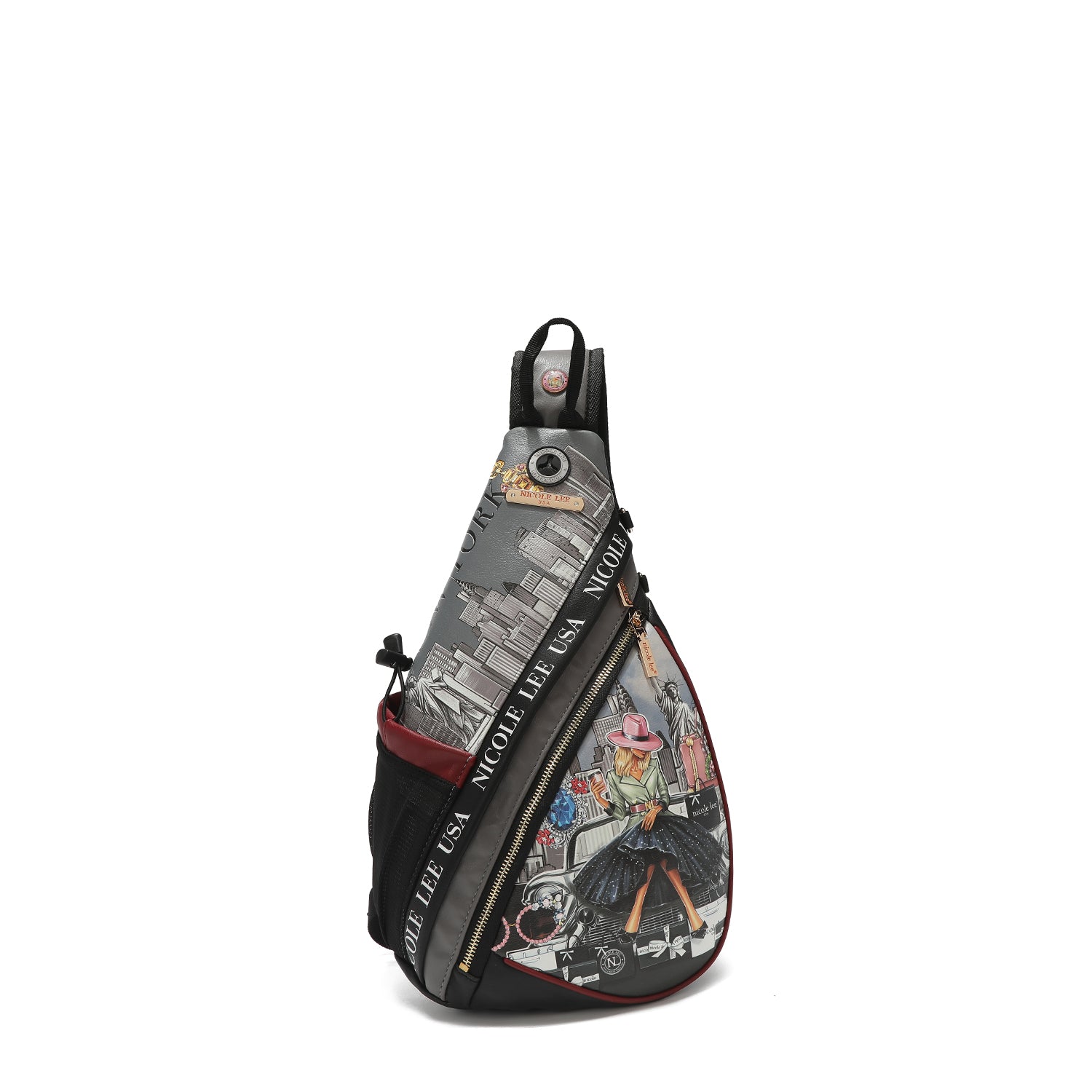 Jazmin Sling Backpack with Earphone Port - Stylish & Functional Crossbody Bag for Travel, Work, and Daily Commute