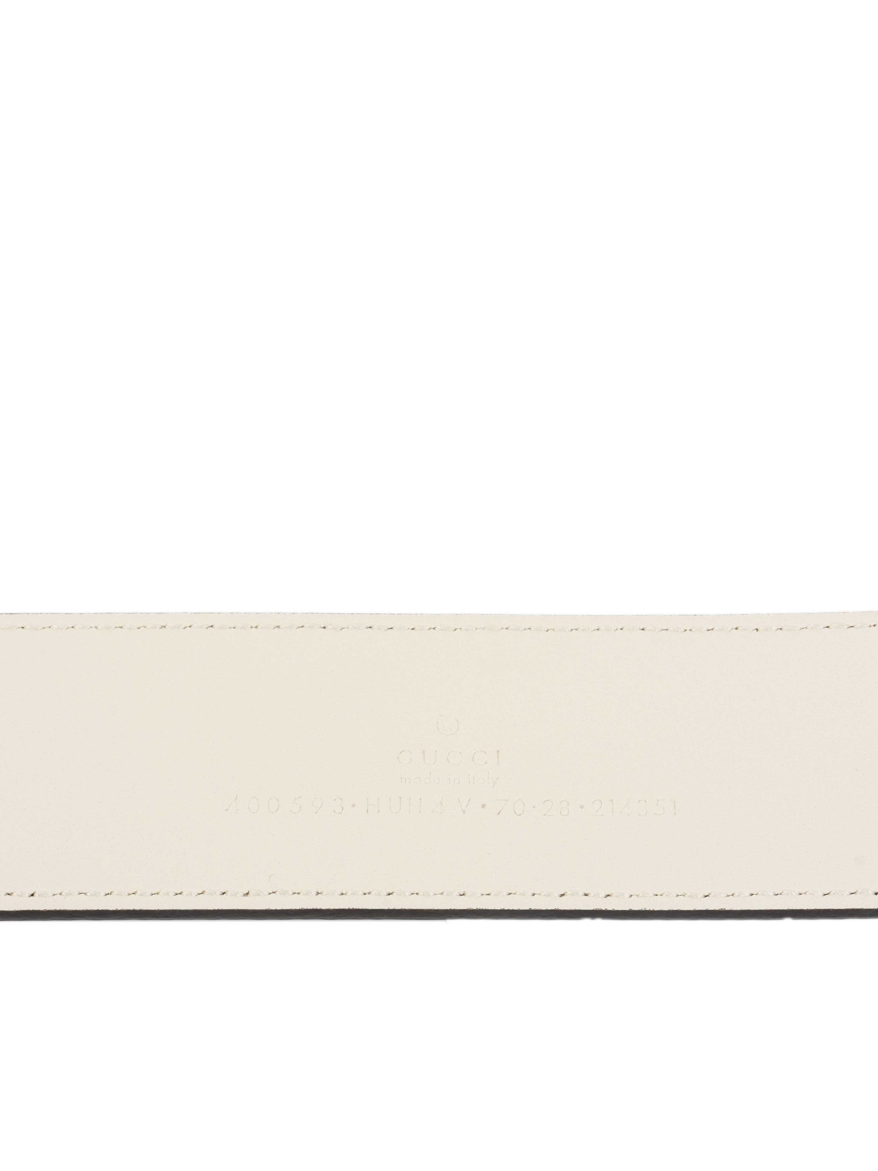 Gucci White GG Buckle Wide Belt for Women | Luxury Designer Fashion Accessory | Perfect for Jeans, Dresses & Office Wear