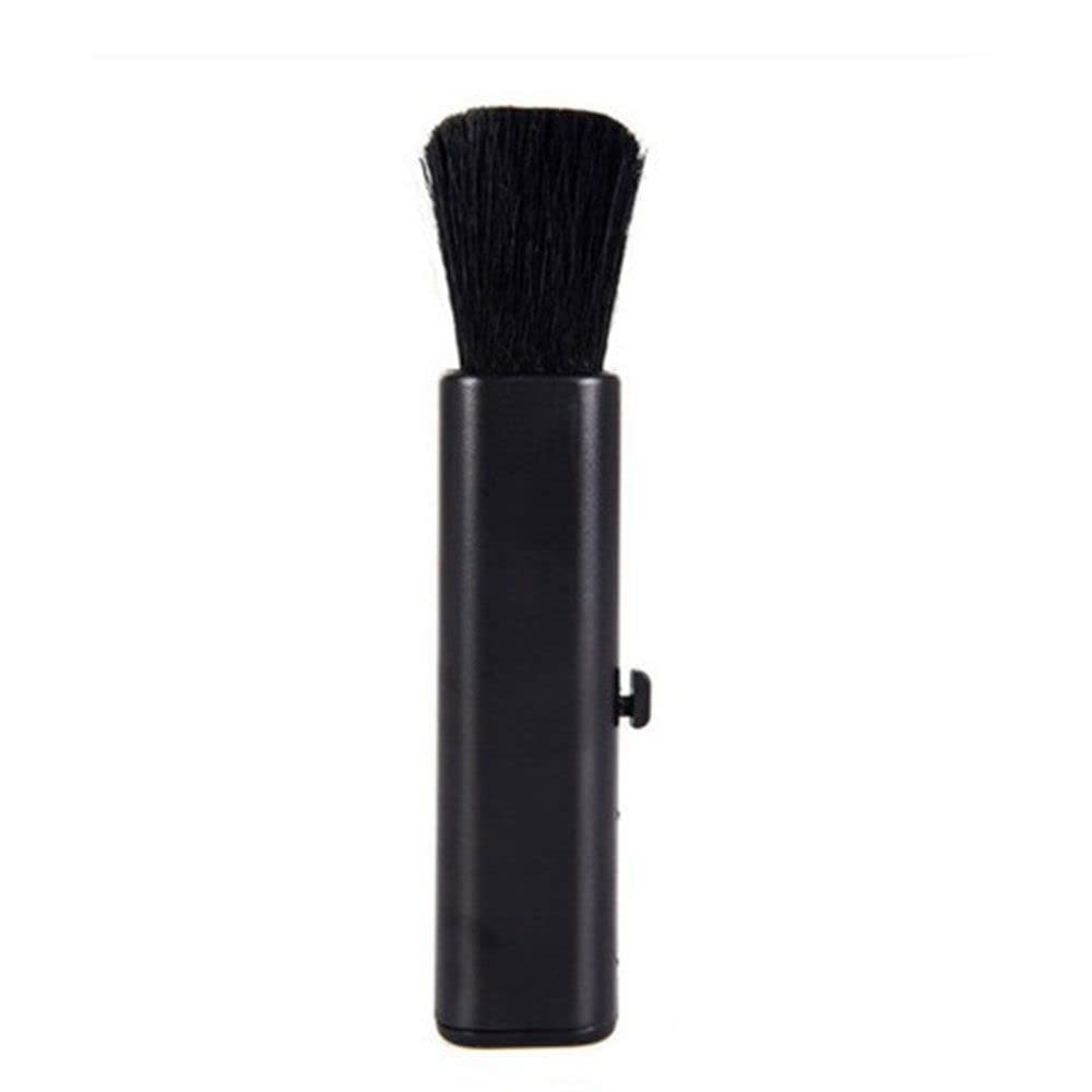 WUIUN Retractable Keyboard Cleaner Brush - Dusting Tool for Laptops, Electronics, Car Interior & Office Equipment (Black) | Perfect for Computer Maintenance, Car Detailing & Home Cleaning