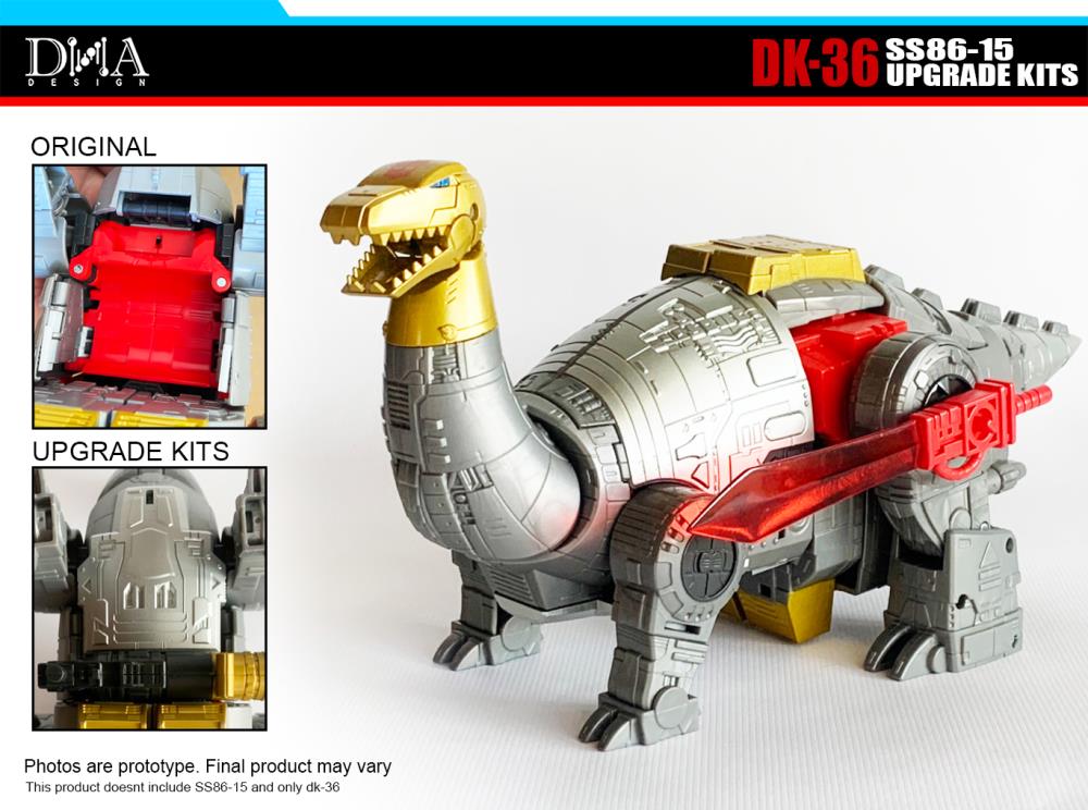 DNA Design DK36 Upgrade Kit for SS86 15 - Transformers Upgrade Parts for Enhanced Play & Display - Perfect for Collectors & Customization Projects