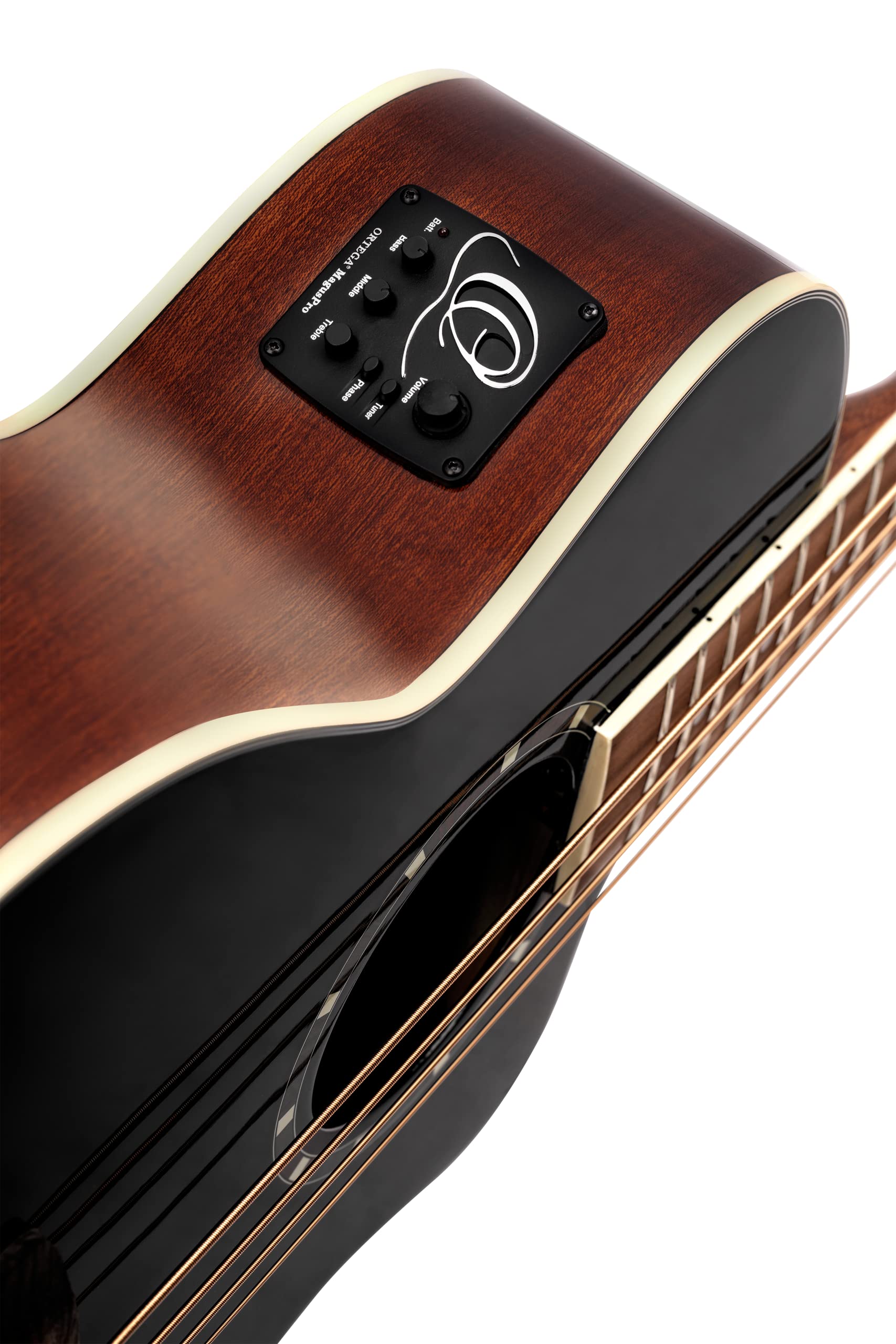 Ortega 4-String Acoustic Bass Guitar - Professional Quality for Live Performances & Studio Recording