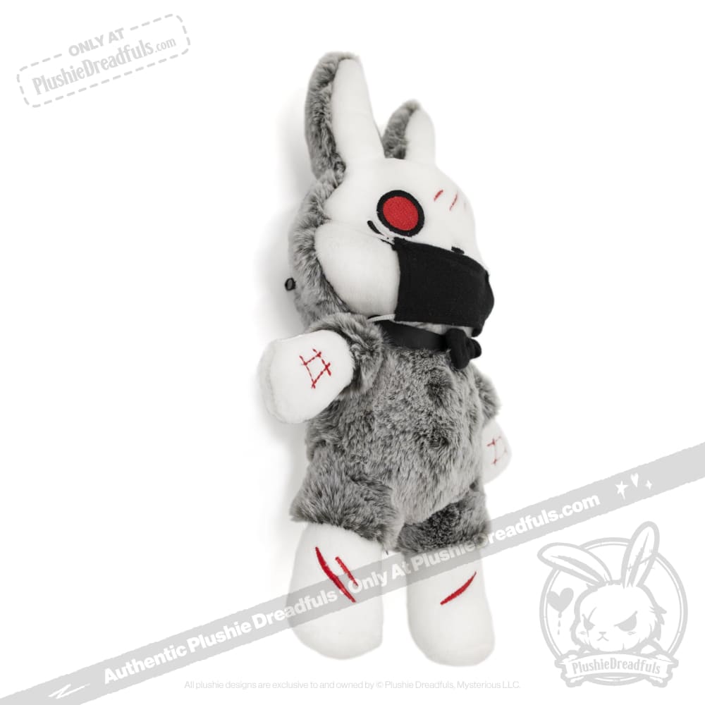 Plushie Dreadfuls OCD Rabbit - Soft Stuffed Animal Toy for Anxiety Relief, Mental Health Awareness & Comfort - Perfect for Therapy, Gifts, and Emotional Support